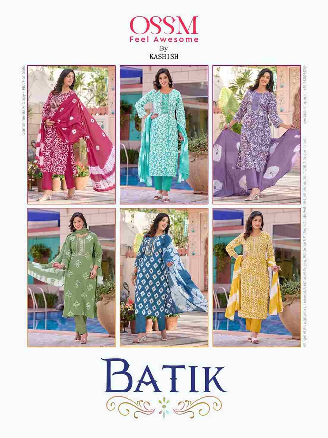 Batik By Ossm 101 To 106 Series Designer Stylish Fancy Colorful Beautiful Party Wear & Ethnic Wear Collection Cotton Print Tops At Wholesale Price