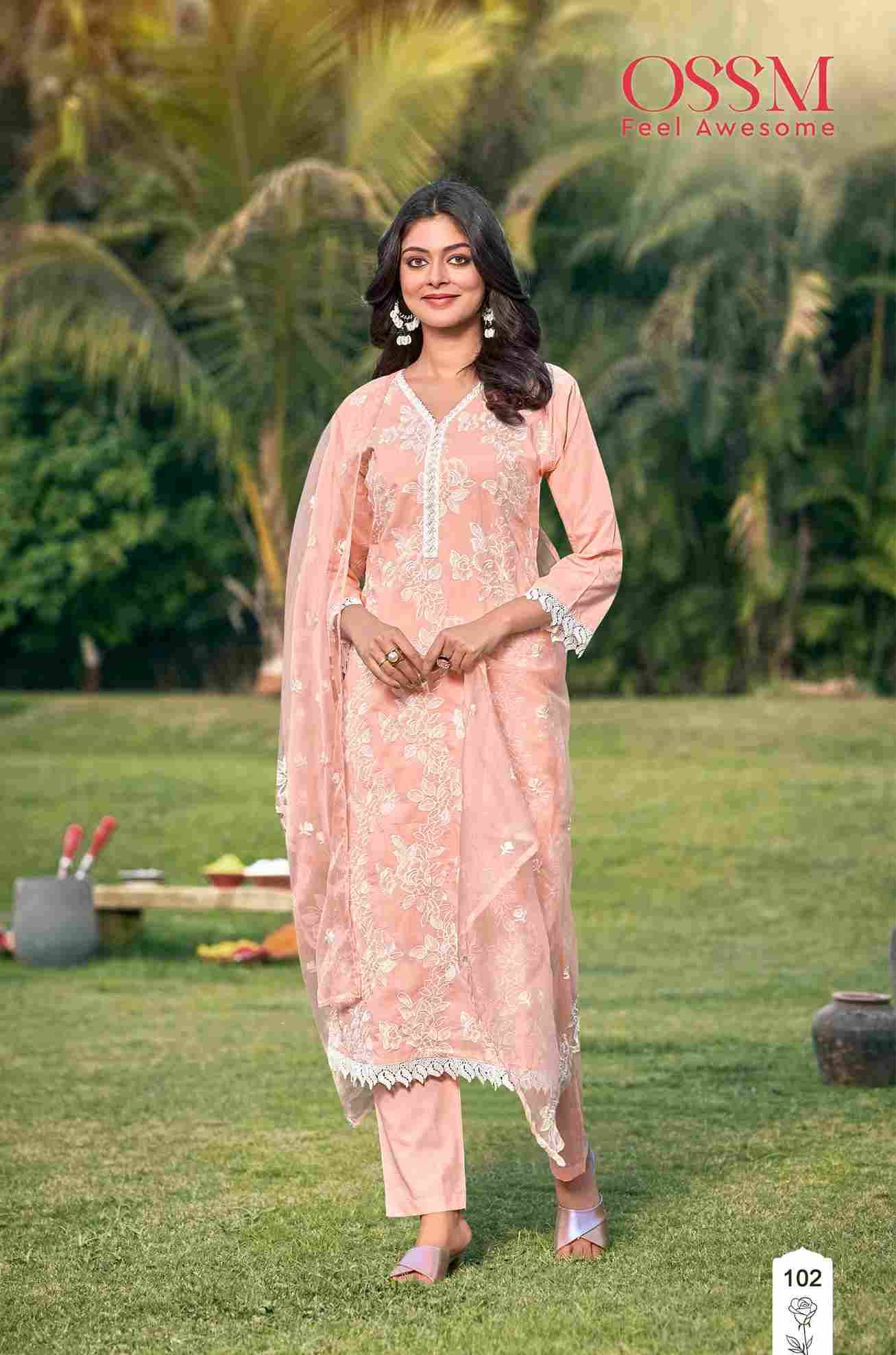 Summer Style By Ossm 101 To 106 Series Designer Stylish Fancy Colorful Beautiful Party Wear & Ethnic Wear Collection Premium Cotton Dresses At Wholesale Price