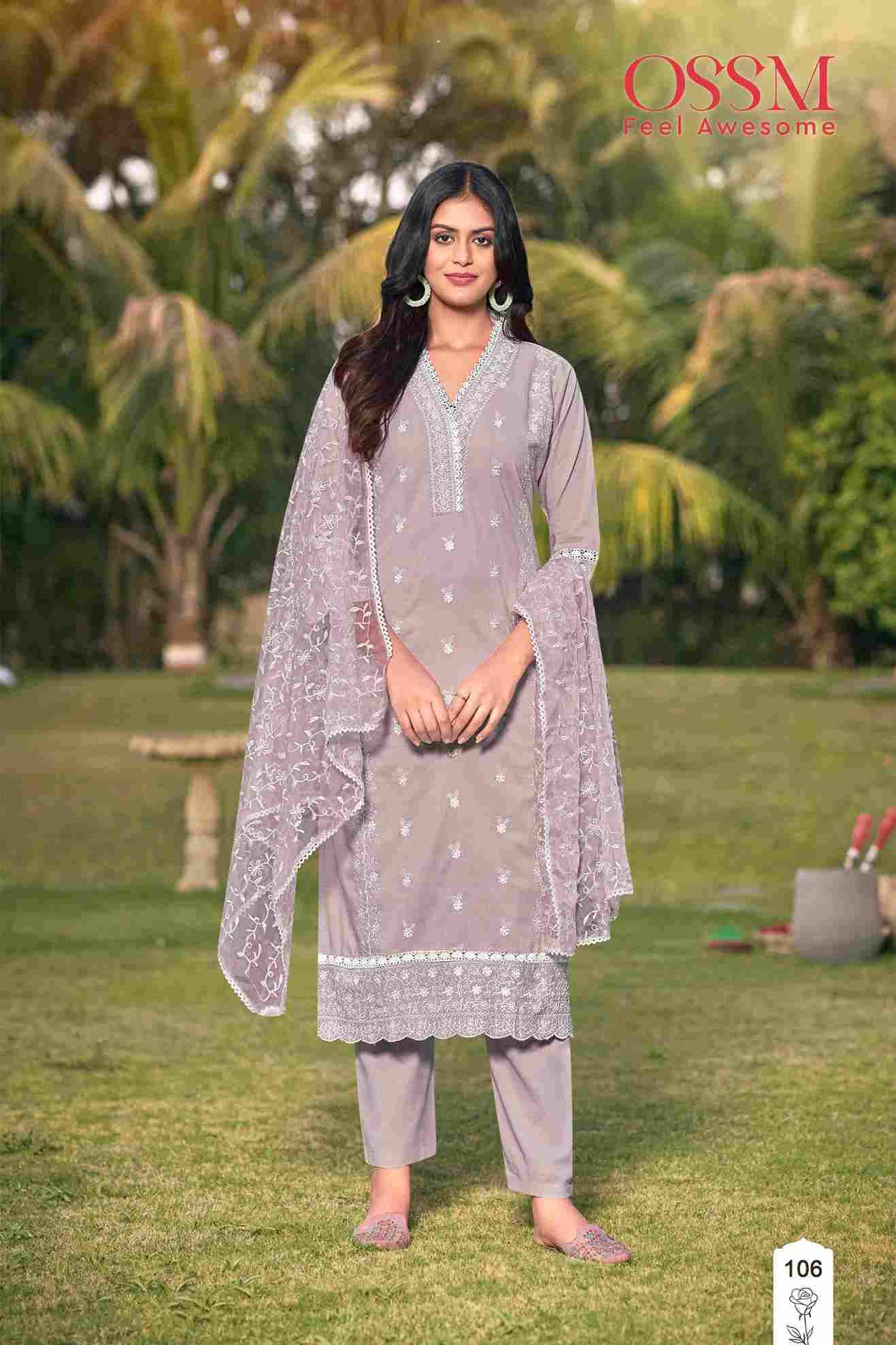 Summer Style By Ossm 101 To 106 Series Designer Stylish Fancy Colorful Beautiful Party Wear & Ethnic Wear Collection Premium Cotton Dresses At Wholesale Price