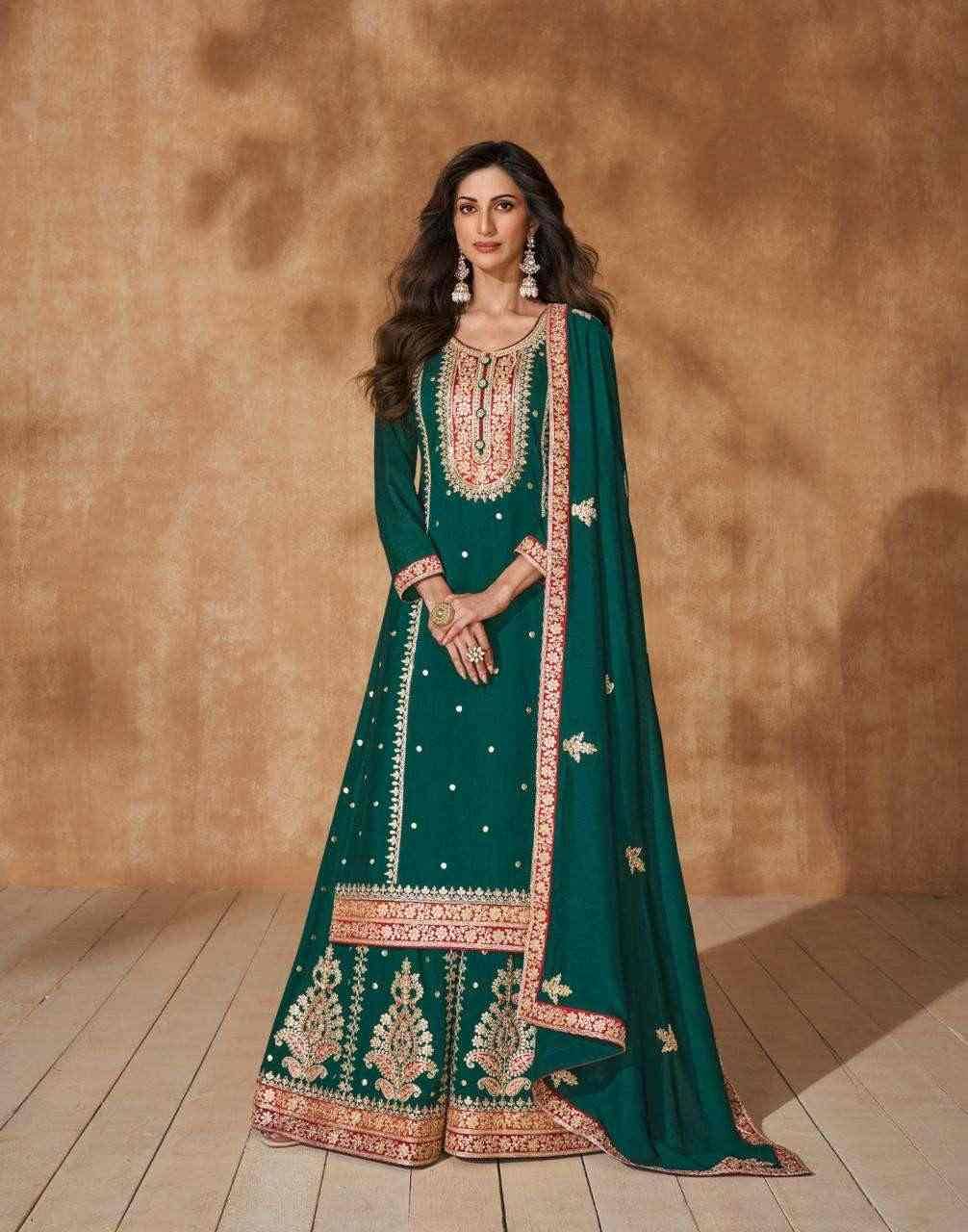 Tamanna By Aashirwad Creation 9900 To 9902 Series Beautiful Sharara Suits Colorful Stylish Fancy Casual Wear & Ethnic Wear Silk Dresses At Wholesale Price