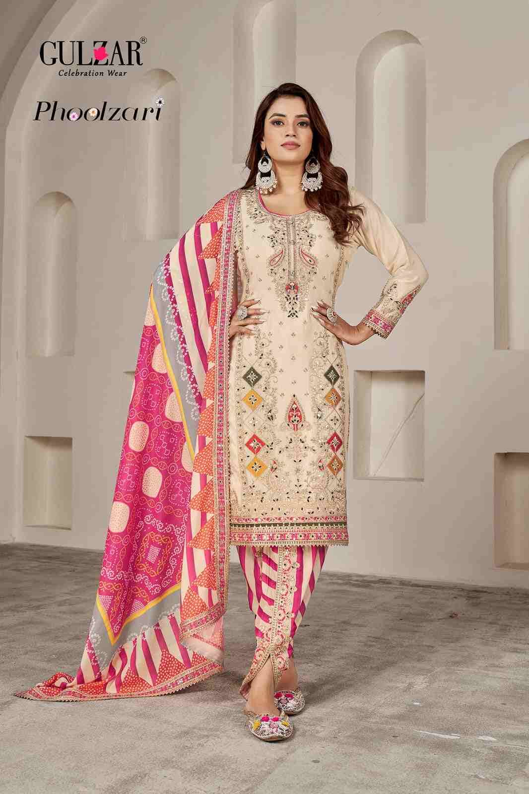 Phoolzari By Gulzar 2081 To 2084 Series Beautiful Festive Suits Colorful Stylish Fancy Casual Wear & Ethnic Wear Chinnon Dresses At Wholesale Price