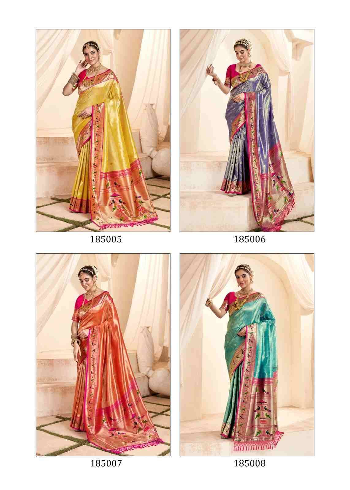 Mangalya Silk By Rajpath 185001 To 185008 Series Indian Traditional Wear Collection Beautiful Stylish Fancy Colorful Party Wear & Occasional Wear Silk Sarees At Wholesale Price