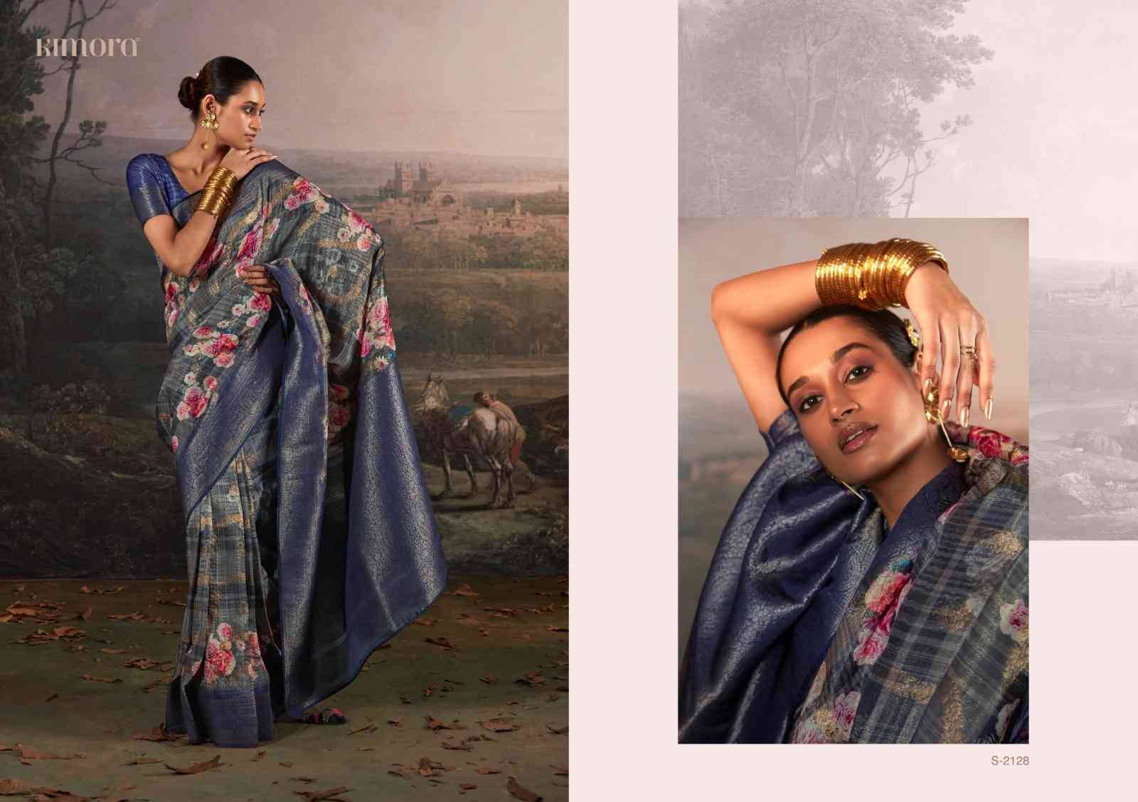 Suhana By Kimora Fashion 2121 To 2129 Series Indian Traditional Wear Collection Beautiful Stylish Fancy Colorful Party Wear & Occasional Wear Silk Sarees At Wholesale Price
