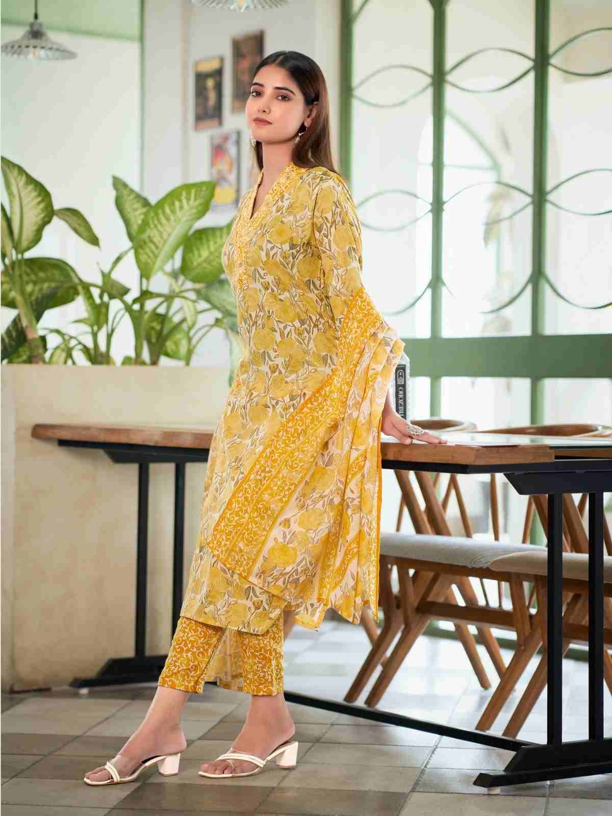 Cotton House By Parra Studio 1001 To 1006 Series Beautiful Stylish Fancy Colorful Casual Wear & Ethnic Wear Collection Cotton Print Dresses At Wholesale Price