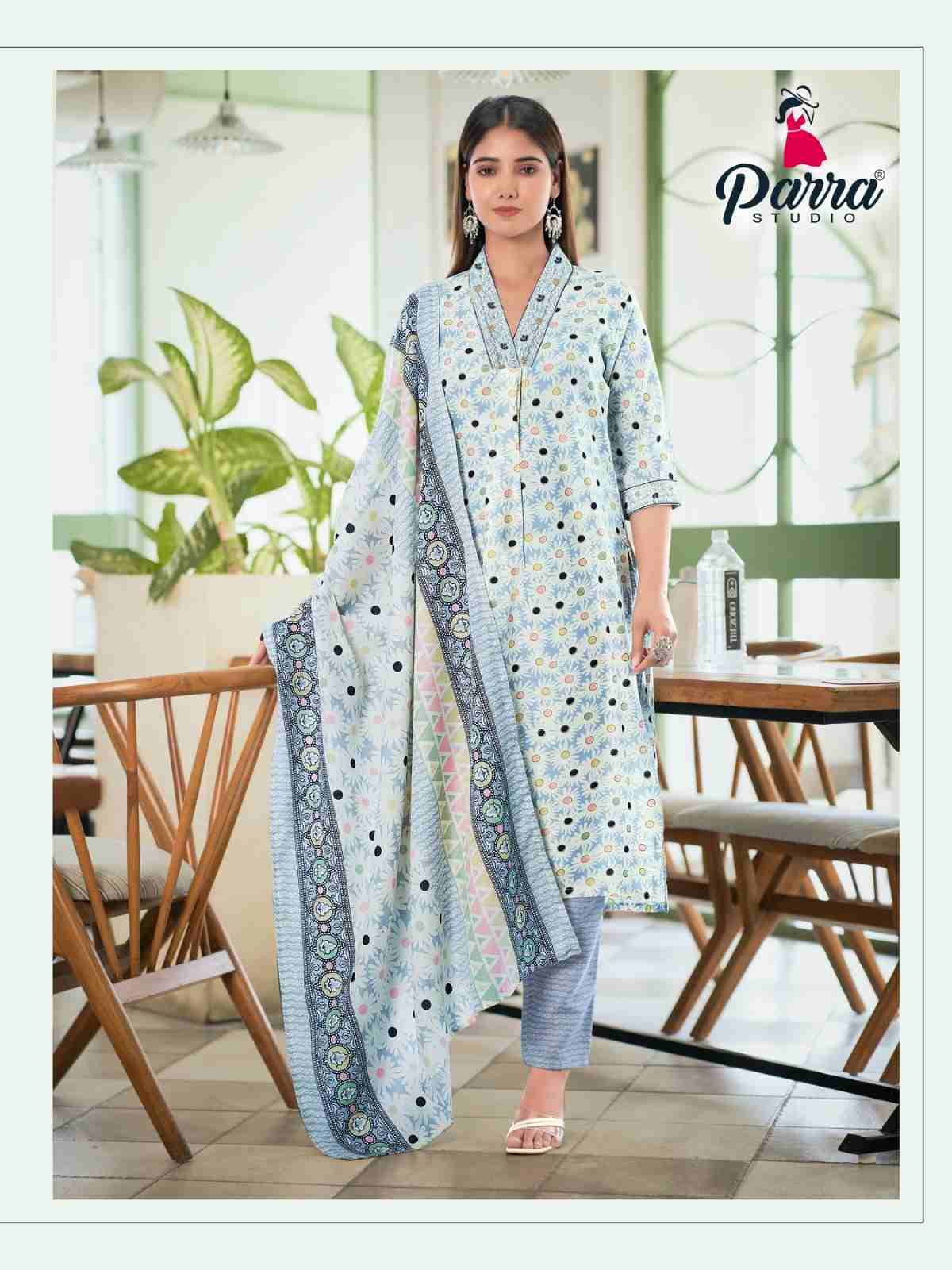 Cotton House By Parra Studio 1001 To 1006 Series Beautiful Stylish Fancy Colorful Casual Wear & Ethnic Wear Collection Cotton Print Dresses At Wholesale Price