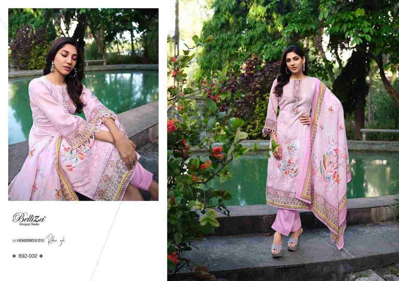Veronica By Belliza 892-001 To 892-008 Series Beautiful Stylish Festive Suits Fancy Colorful Casual Wear & Ethnic Wear & Ready To Wear Pure Jam Cotton Dresses At Wholesale Price