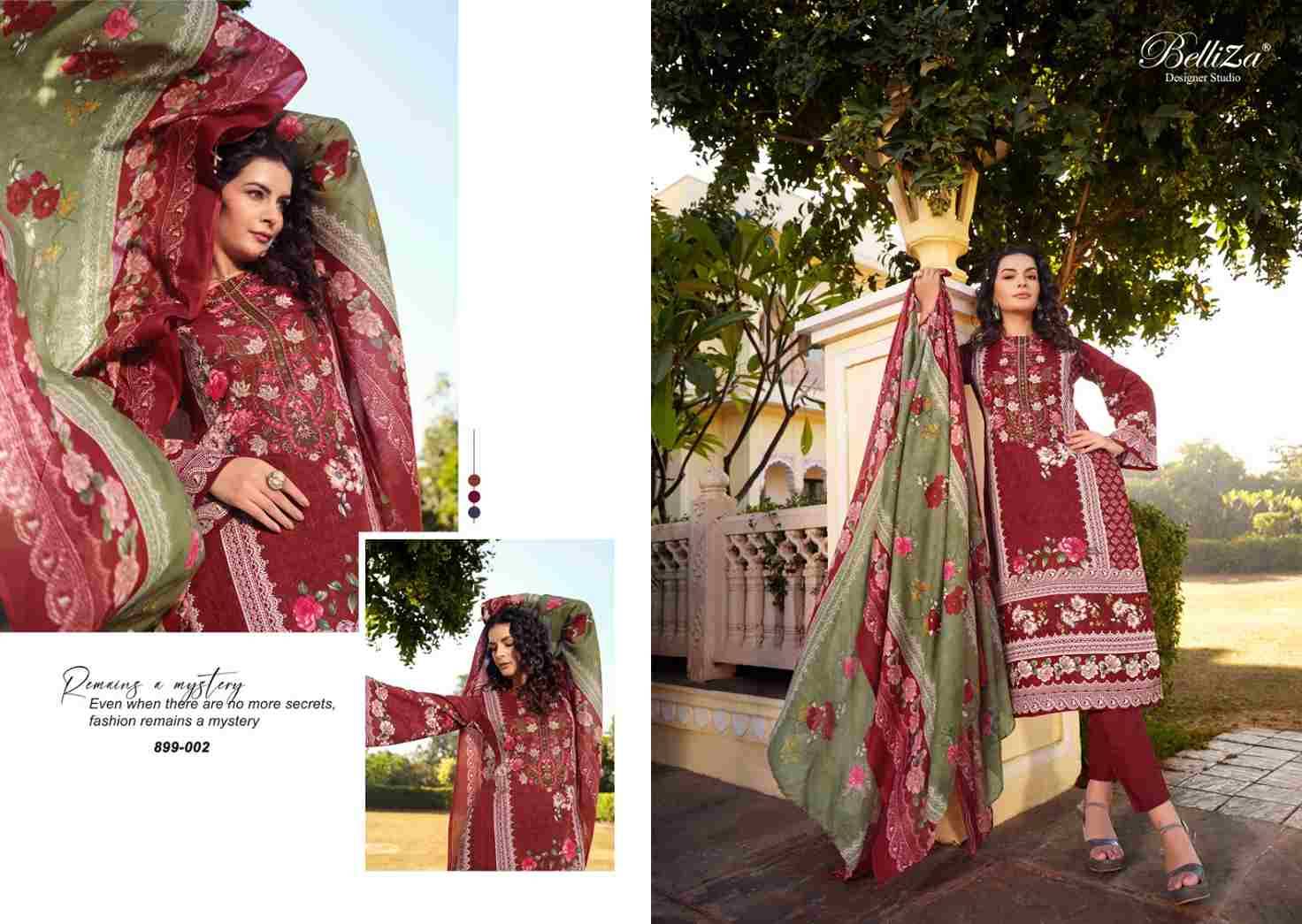 Naira Vol-44 By Belliza 899-001 To 899-008 Series Beautiful Festive Suits Stylish Fancy Colorful Casual Wear & Ethnic Wear Pure Cotton Print Dresses At Wholesale Price