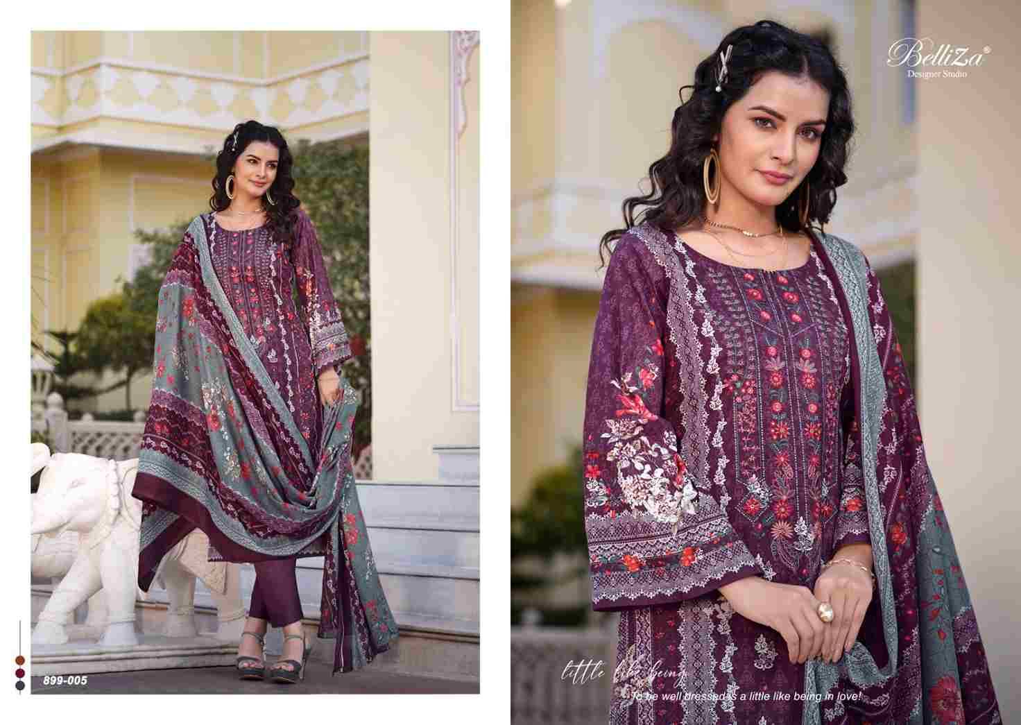 Naira Vol-44 By Belliza 899-001 To 899-008 Series Beautiful Festive Suits Stylish Fancy Colorful Casual Wear & Ethnic Wear Pure Cotton Print Dresses At Wholesale Price