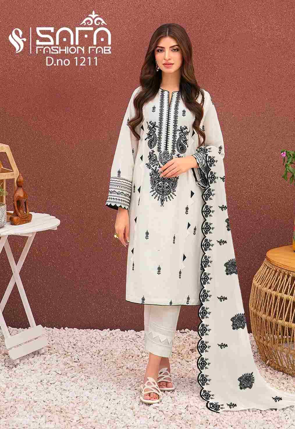 Safa Hit Design 1211 By Safa Fashion Beautiful Pakistani Suits Colorful Stylish Fancy Casual Wear & Ethnic Wear Heavy Organza Digital Print Dresses At Wholesale Price