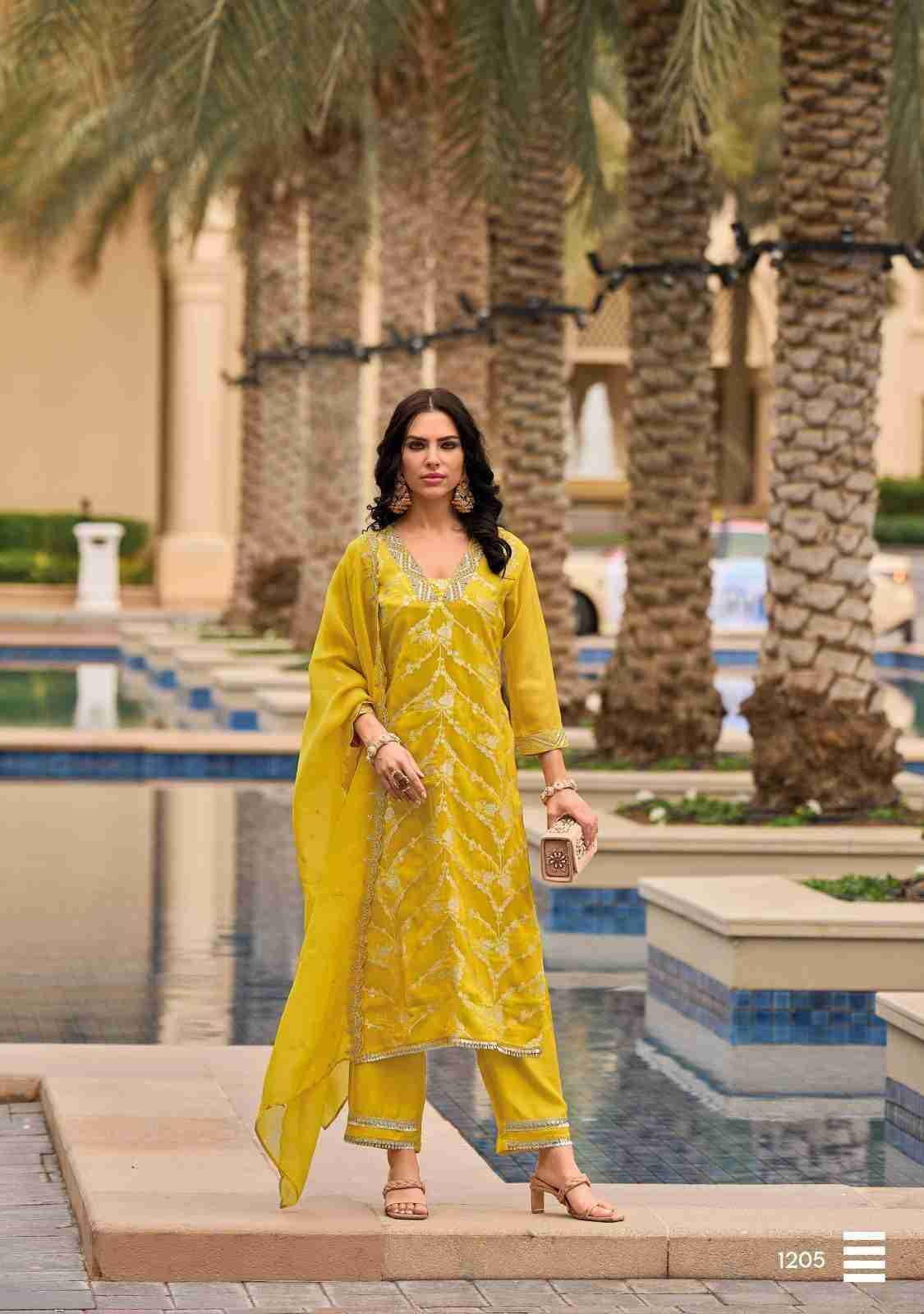 Shimmer By Lady Leela 1201 To 1206 Series Beautiful Festive Suits Colorful Stylish Fancy Casual Wear & Ethnic Wear Pure Viscose Jacquard Dresses At Wholesale Price