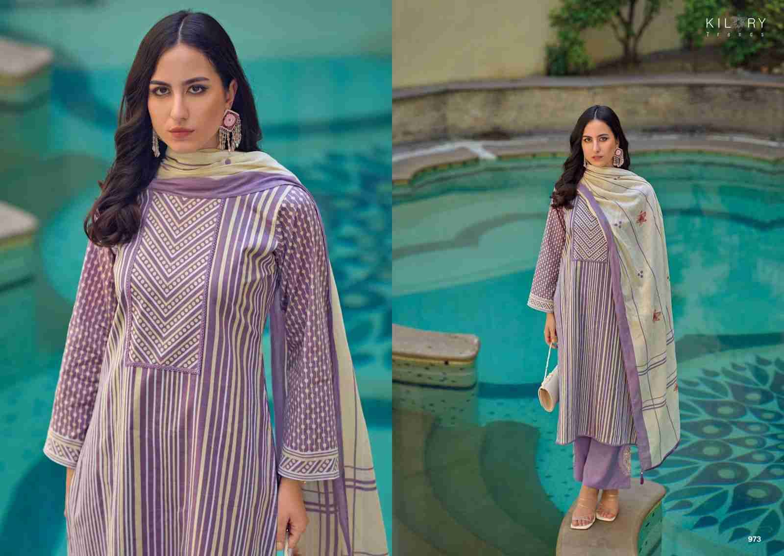 Lamhey By Kilory 971 To 978 Series Beautiful Festive Suits Colorful Stylish Fancy Casual Wear & Ethnic Wear Pure Lawn Cotton Dresses At Wholesale Price