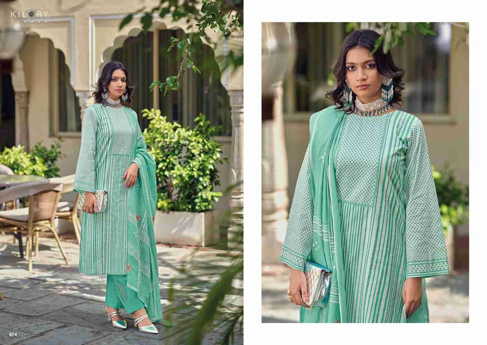 Lamhey By Kilory 971 To 978 Series Beautiful Festive Suits Colorful Stylish Fancy Casual Wear & Ethnic Wear Pure Lawn Cotton Dresses At Wholesale Price