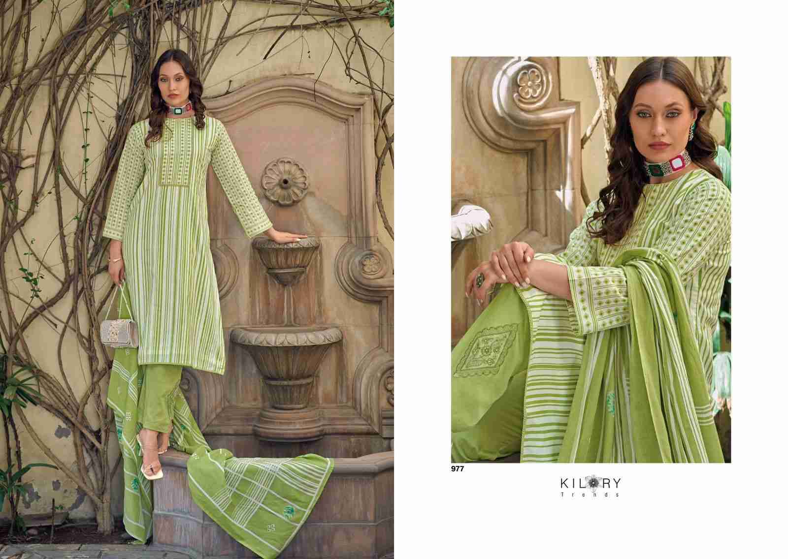 Lamhey By Kilory 971 To 978 Series Beautiful Festive Suits Colorful Stylish Fancy Casual Wear & Ethnic Wear Pure Lawn Cotton Dresses At Wholesale Price