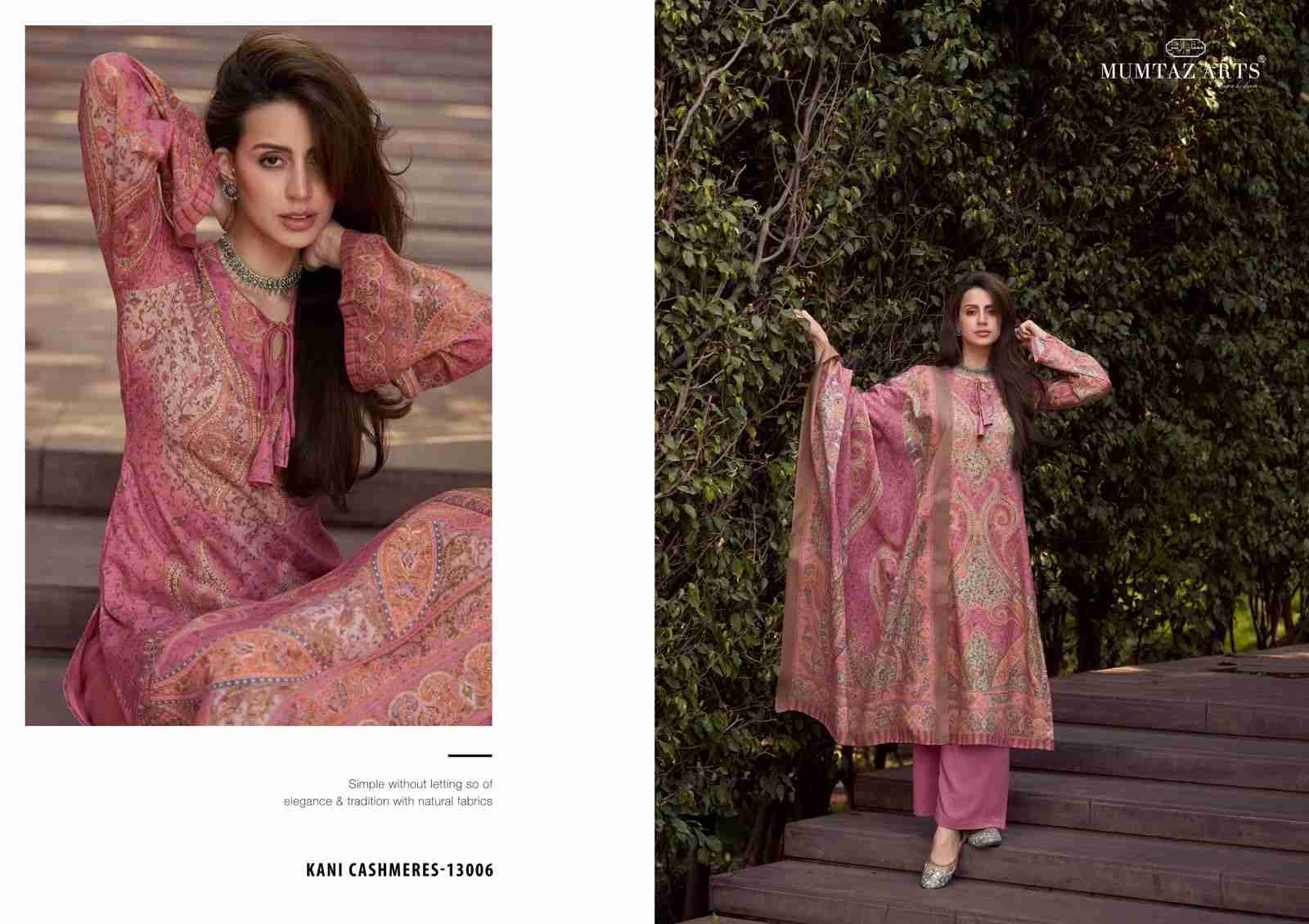 Kani Cashmeres Vol-2 By Mumtaz Arts 13001 To 13006 Series Beautiful Pakistani Suits Colorful Stylish Fancy Casual Wear & Ethnic Wear Pure Lawn Cotton Digital Print Dresses At Wholesale Price