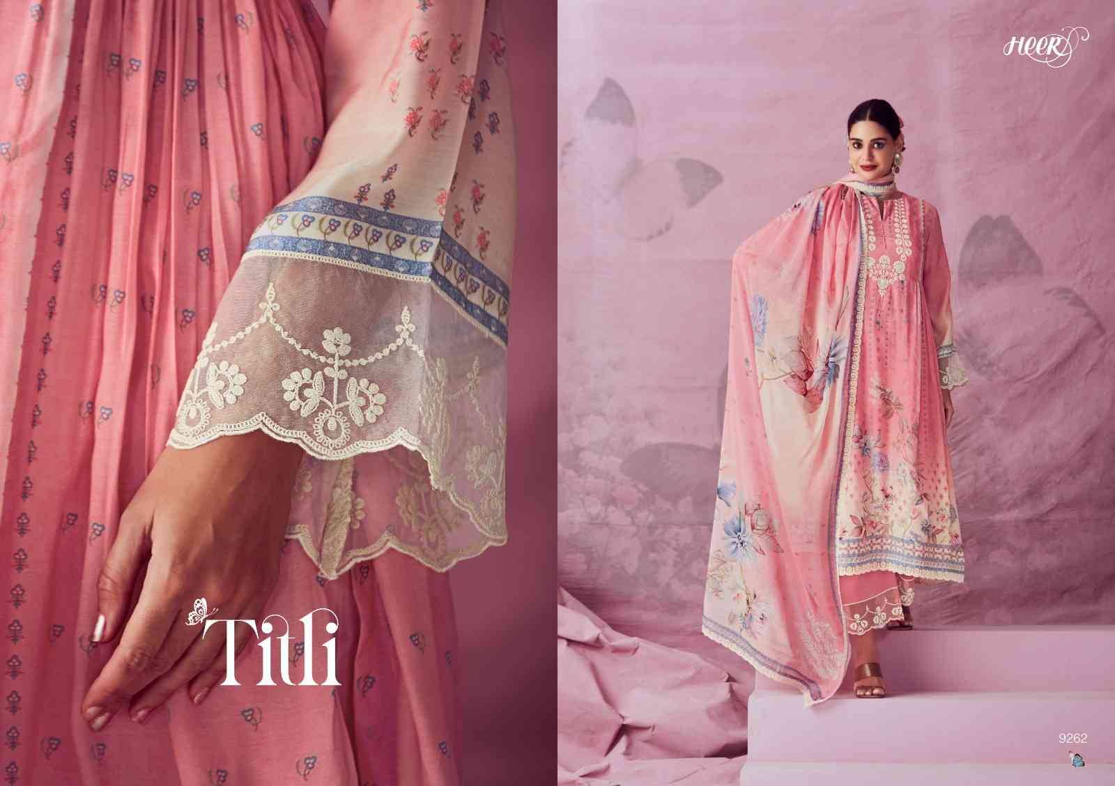 Titli By Kimora Fashion 9261 To 9266 Series Beautiful Festive Suits Colorful Stylish Fancy Casual Wear & Ethnic Wear Pure Muslin Print Dresses At Wholesale Price