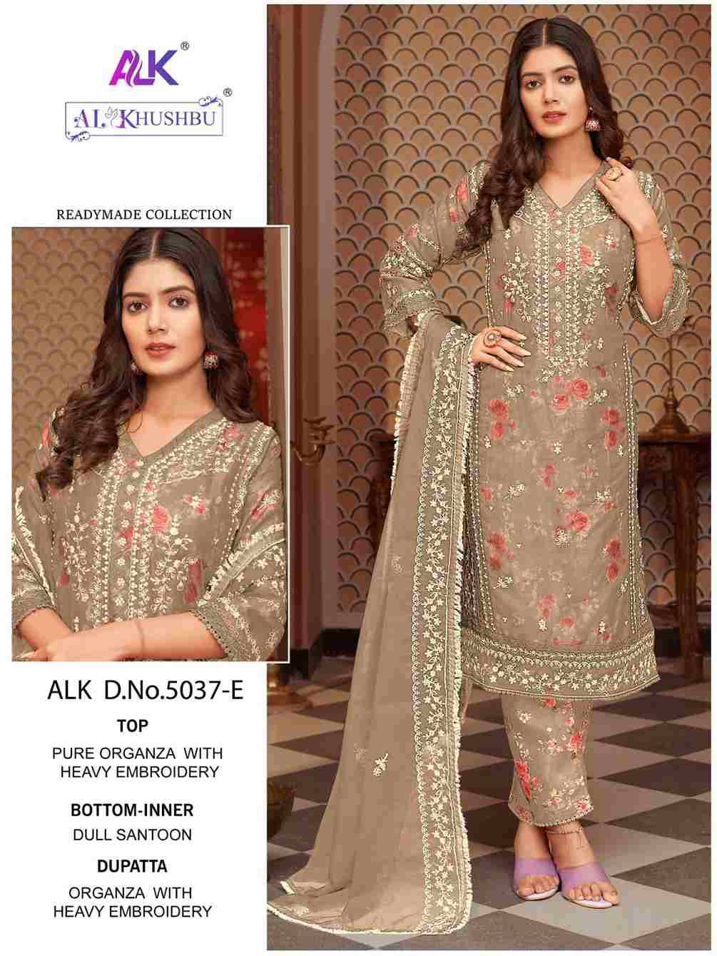 Guzel Vol-2 By Al Khushbu 5037-E To 5037-H Series Designer Pakistani Suits Beautiful Stylish Fancy Colorful Party Wear & Occasional Wear Organza With Embroidery Dresses At Wholesale Price