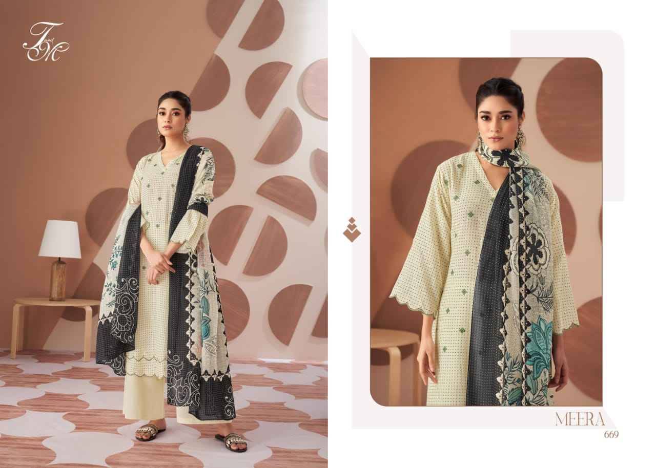 Meera By T And M Designer Studio Beautiful Festive Suits Colorful Stylish Fancy Casual Wear & Ethnic Wear Viscose Linen Print Dresses At Wholesale Price