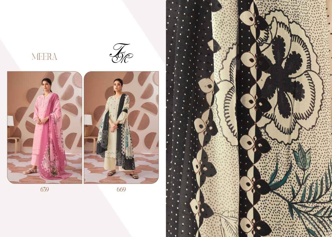 Meera By T And M Designer Studio Beautiful Festive Suits Colorful Stylish Fancy Casual Wear & Ethnic Wear Viscose Linen Print Dresses At Wholesale Price