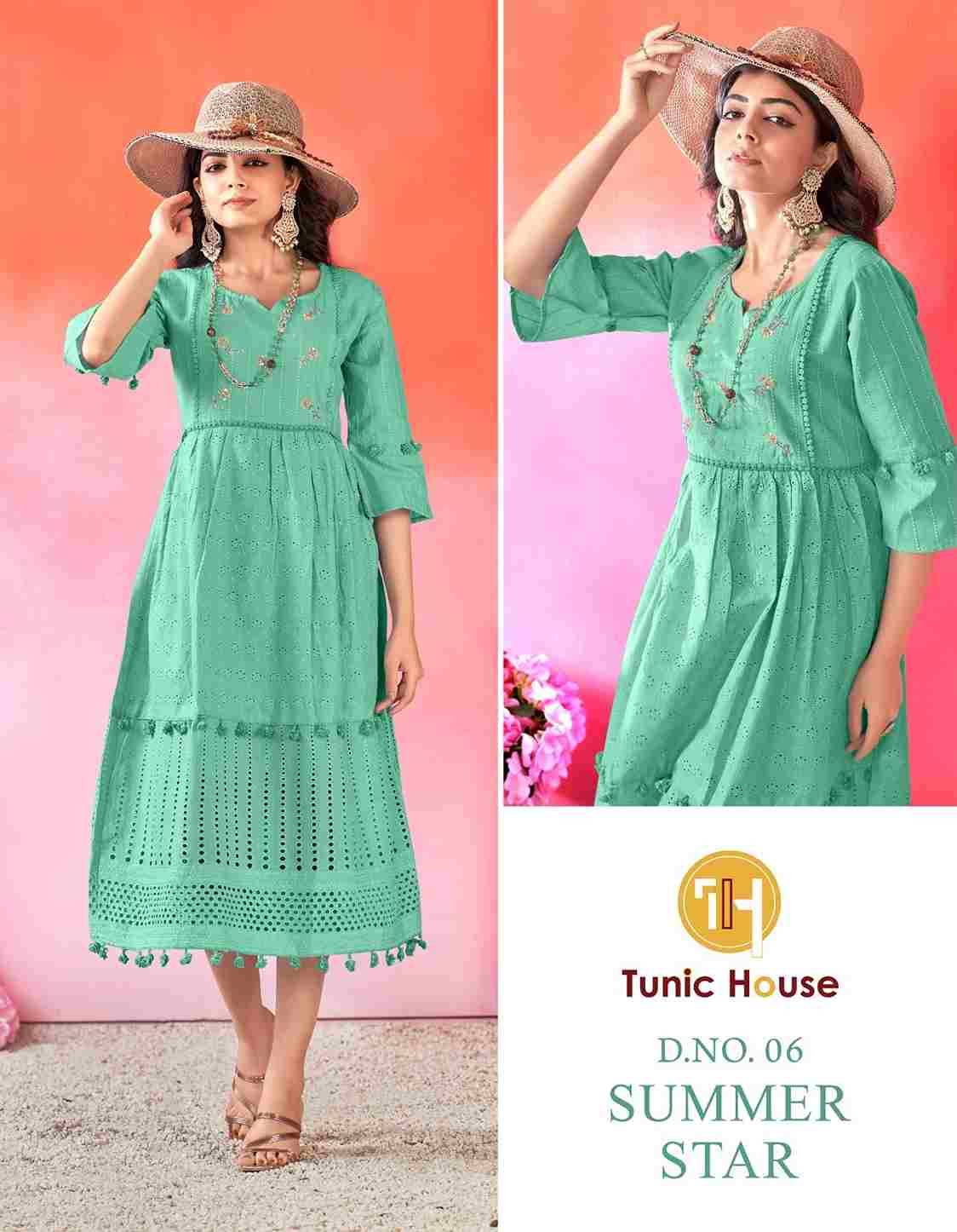 Summer Star By Tunic House 01 To 08 Series Designer Stylish Fancy Colorful Beautiful Party Wear & Ethnic Wear Collection Cotton Print Kurtis At Wholesale Price