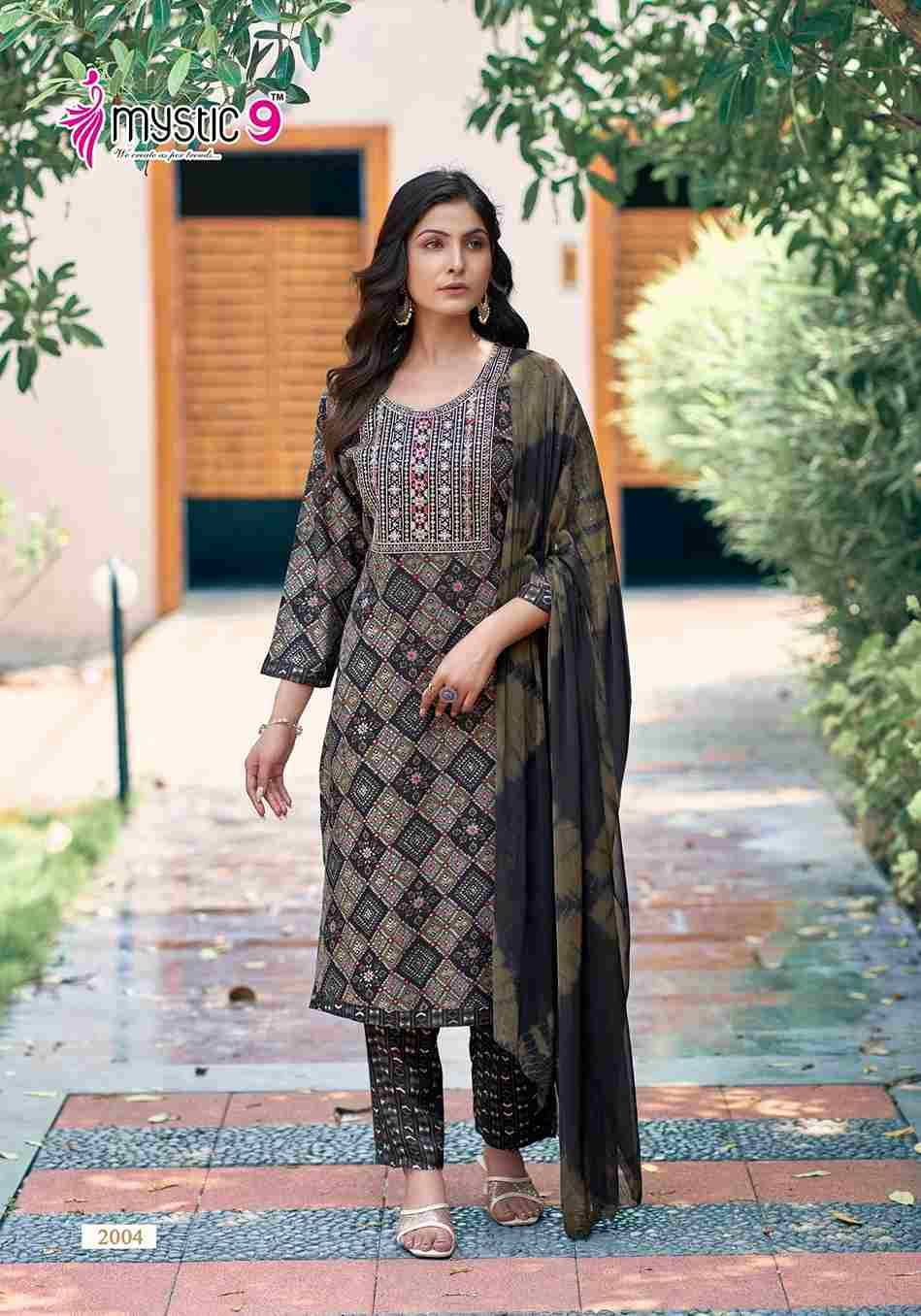 Shagun Vol-2 By Mystic 9 2001 To 2008 Series Beautiful Festive Suits Colorful Stylish Fancy Casual Wear & Ethnic Wear Rayon Print Dresses At Wholesale Price