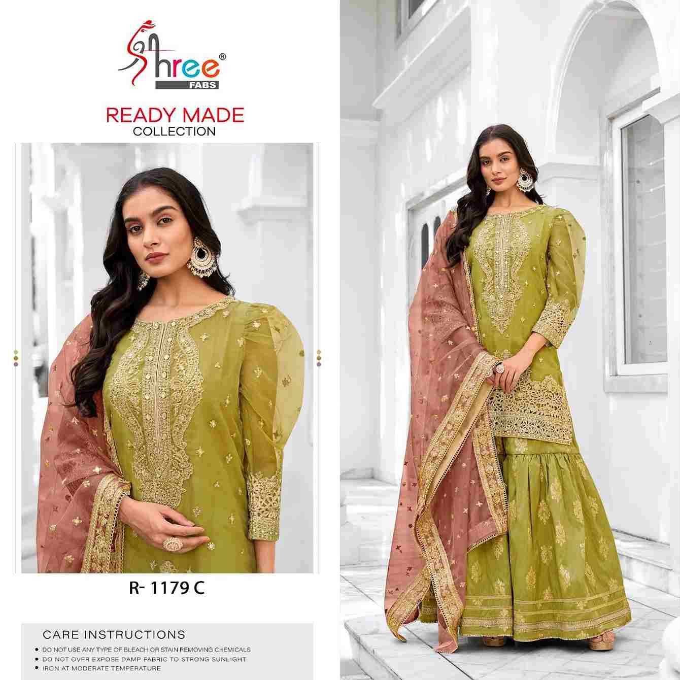 Shree Fabs Hit Design R-1179 Colours Vol-2 By Shree Fabs R-1179-A To R-1179-D Series Beautiful Pakistani Suits Stylish Fancy Colorful Party Wear & Occasional Wear Organza Dresses At Wholesale Price