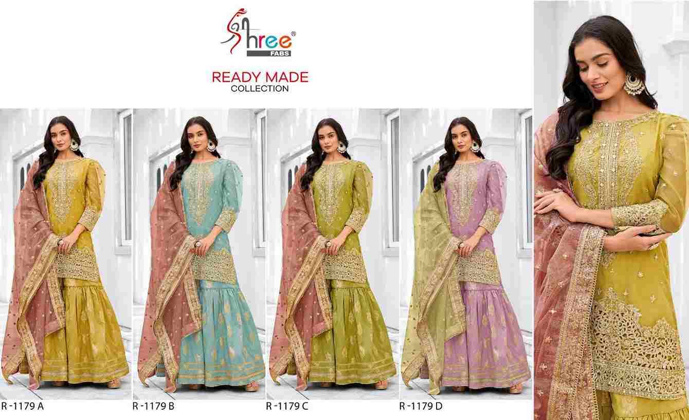 Shree Fabs Hit Design R-1179 Colours Vol-2 By Shree Fabs R-1179-A To R-1179-D Series Beautiful Pakistani Suits Stylish Fancy Colorful Party Wear & Occasional Wear Organza Dresses At Wholesale Price