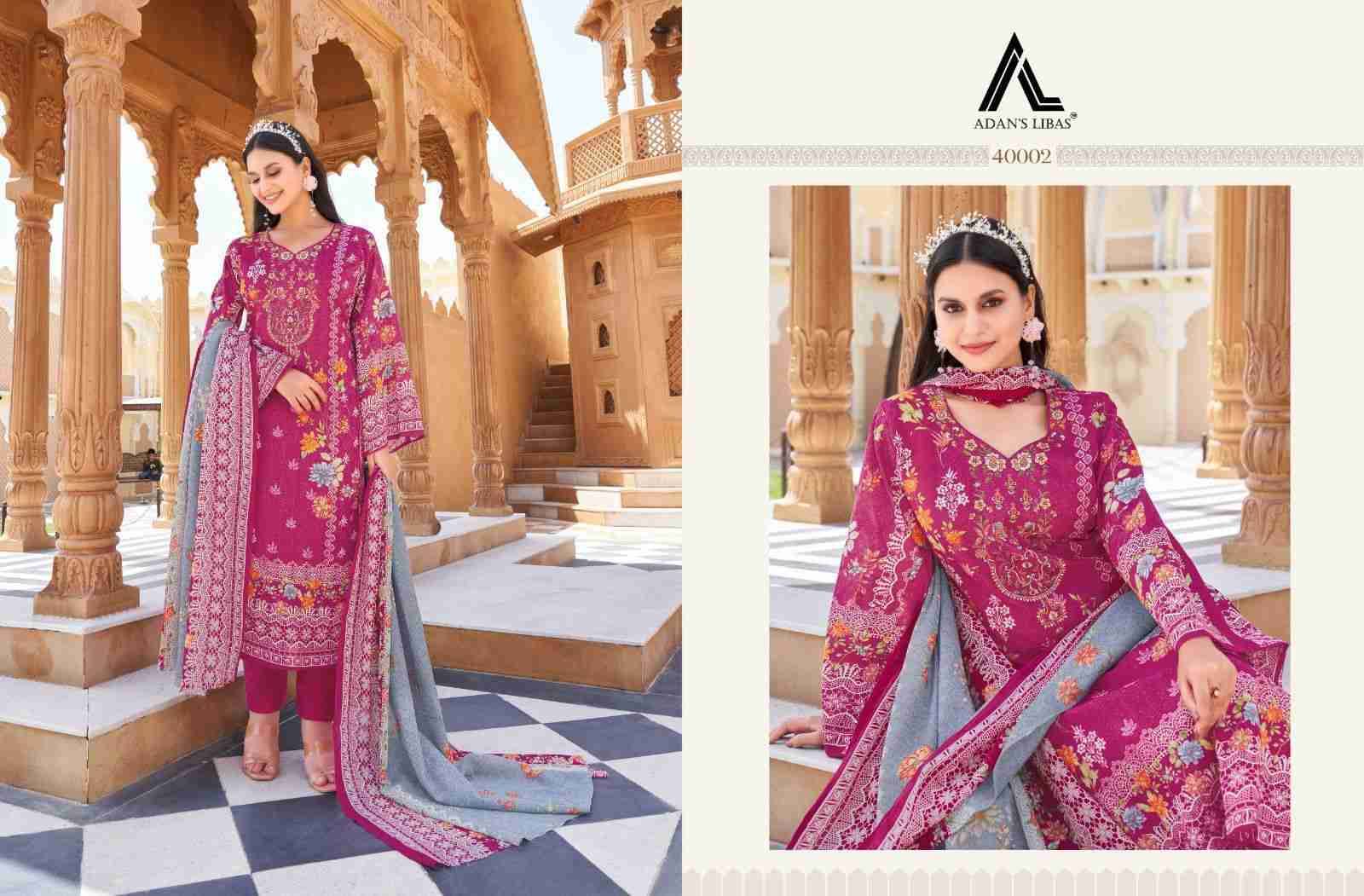 Naira Vol-40 By Adans Libas 40001 To 40008 Series Beautiful Festive Suits Stylish Fancy Colorful Casual Wear & Ethnic Wear Pure Cotton Print Dresses At Wholesale Price