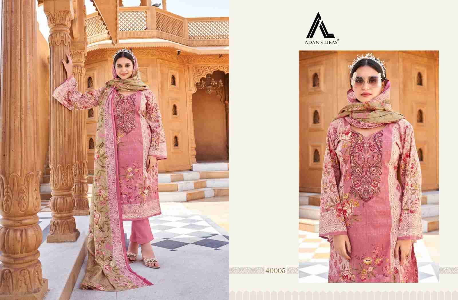 Naira Vol-40 By Adans Libas 40001 To 40008 Series Beautiful Festive Suits Stylish Fancy Colorful Casual Wear & Ethnic Wear Pure Cotton Print Dresses At Wholesale Price