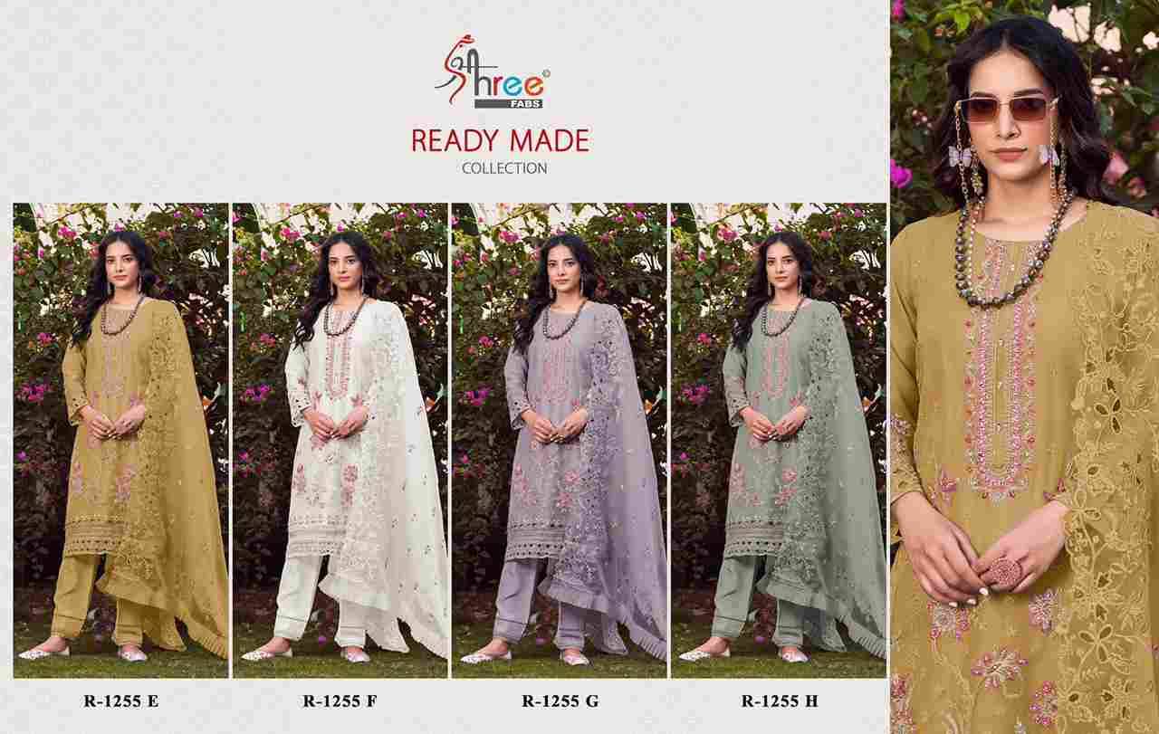 Shree Fabs Hit Design R-1255 Colours Vol-2 By Shree Fabs R-1255-E To R-1243-H Series Beautiful Pakistani Suits Stylish Fancy Colorful Party Wear & Occasional Wear Organza Embroidered Dresses At Wholesale Price