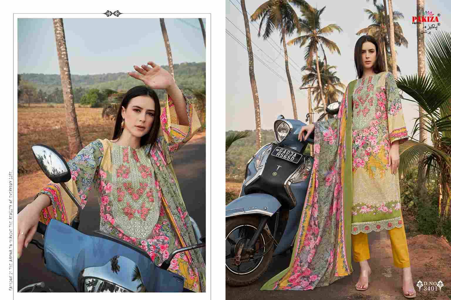 Haniya Hiba Vol-34 By Pakiza Prints 3401 To 3410 Series Beautiful Festive Suits Stylish Fancy Colorful Party Wear & Occasional Wear Lawn Dresses At Wholesale Price