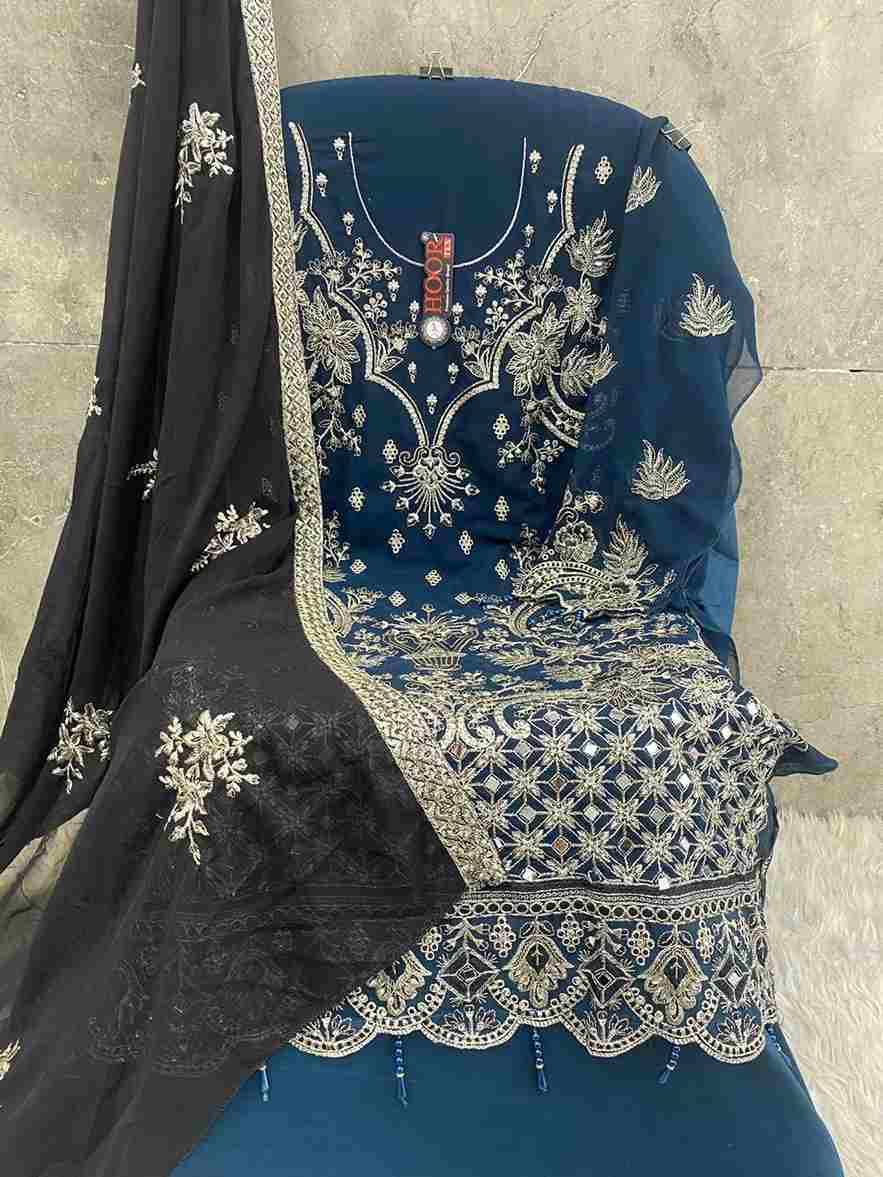 Hoor Tex Hit Design H-197 Colours By Hoor Tex H-197-A To H-197-D Series Designer Festive Pakistani Suits Collection Beautiful Stylish Fancy Colorful Party Wear & Occasional Wear Heavy Georgette Embroidered Dresses At Wholesale Price
