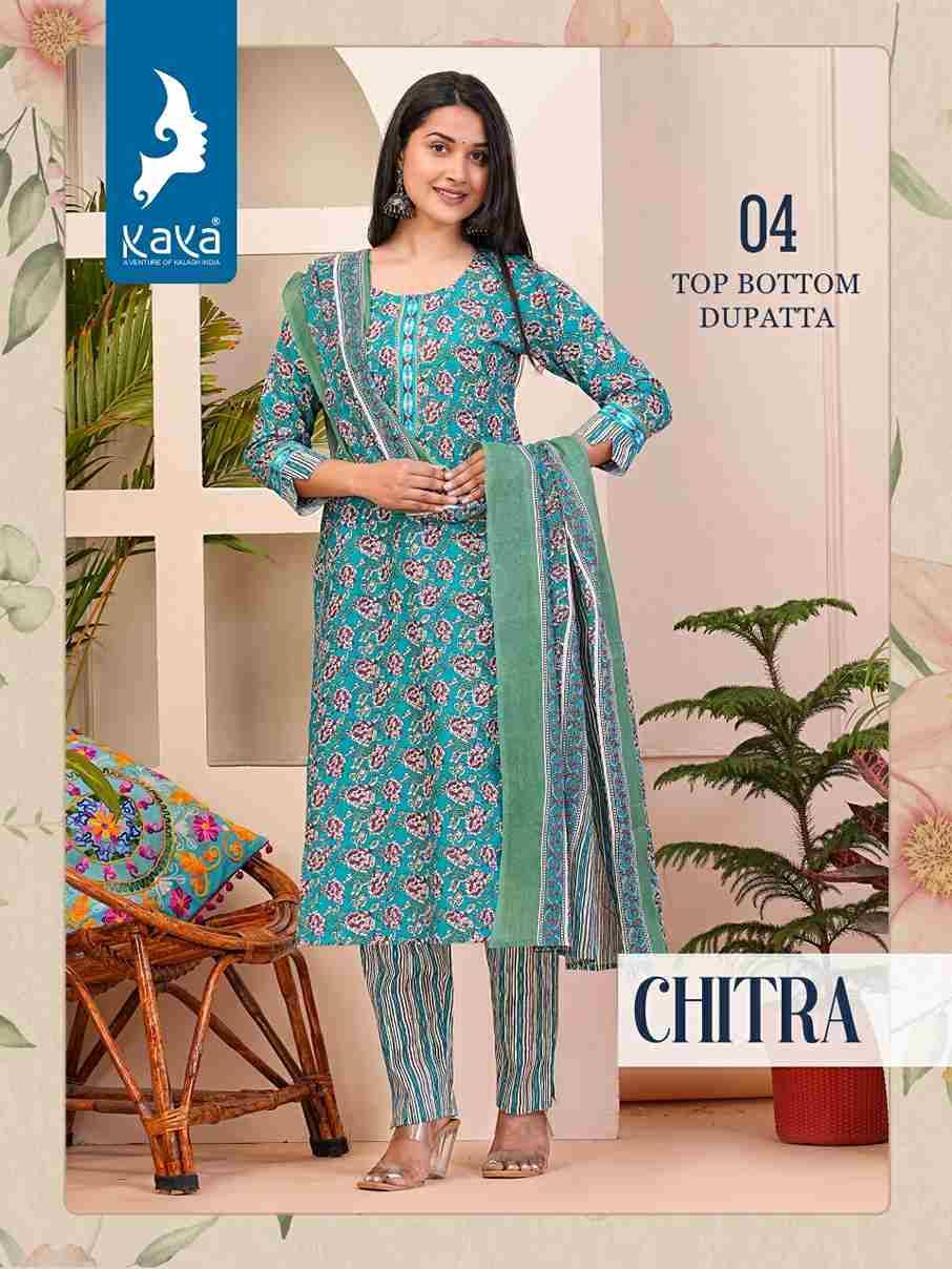 Chitra By Kaya 01 To 08 Series Festive Suits Beautiful Fancy Colorful Stylish Party Wear & Occasional Wear Cotton Print Dresses At Wholesale Price