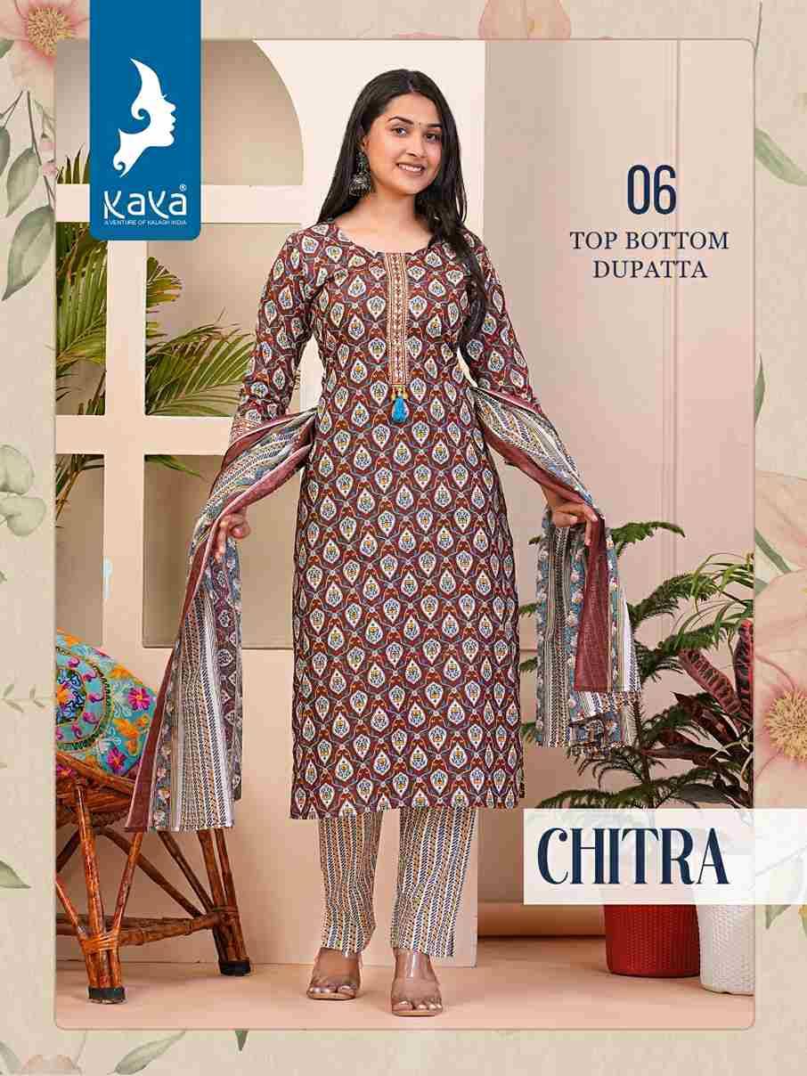 Chitra By Kaya 01 To 08 Series Festive Suits Beautiful Fancy Colorful Stylish Party Wear & Occasional Wear Cotton Print Dresses At Wholesale Price