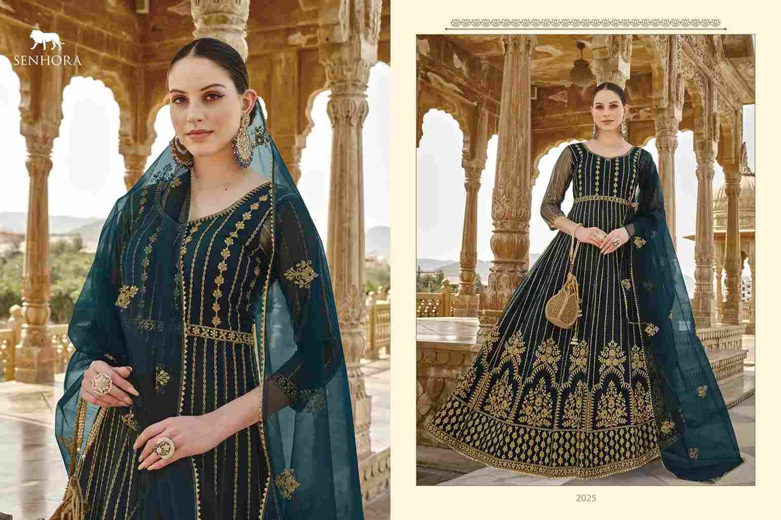 Nirjala By Senhora Dresses 3024 To 3026 Series Designer Anarkali Suits Beautiful Fancy Colorful Stylish Party Wear & Occasional Wear Pure Net Dresses At Wholesale Price