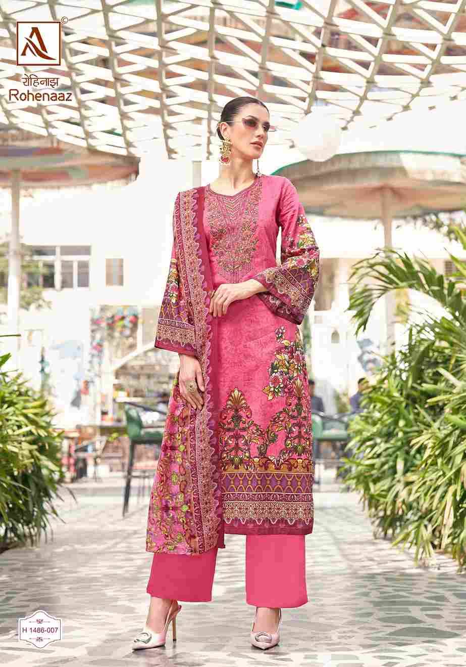 Rohenaaz By Alok Suit 1486-001 To 1486-008 Series Indian Traditional Wear Collection Beautiful Stylish Fancy Colorful Party Wear & Wear Cambric Cotton Dress At Wholesale Price