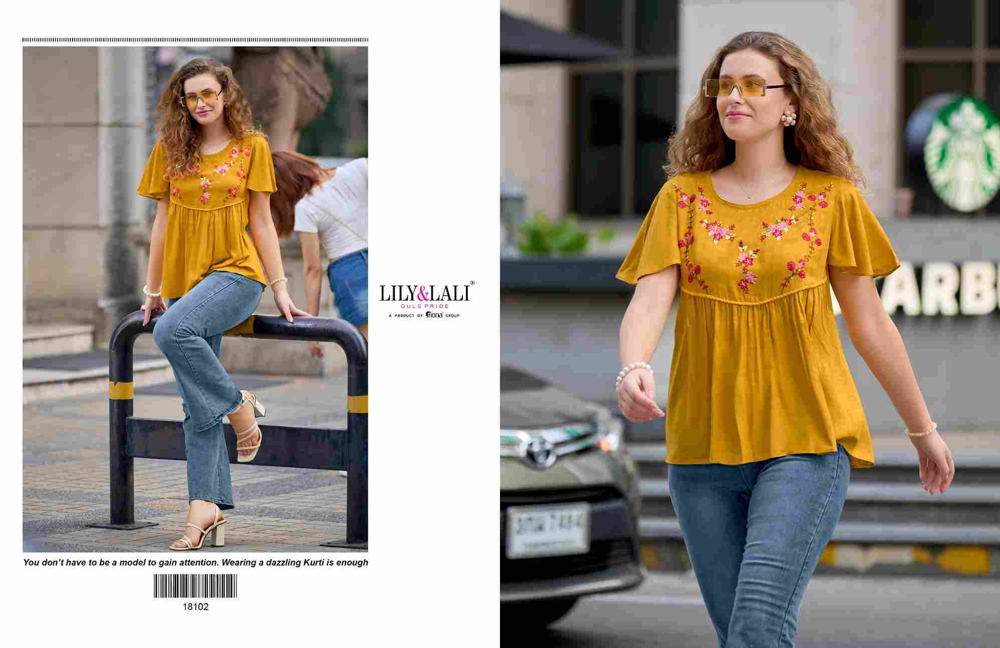 Melody Vol-4 By Lily And Lali 18101 To 18108 Series Designer Stylish Fancy Colorful Beautiful Party Wear & Ethnic Wear Collection Viscose Rayon Tops At Wholesale Price