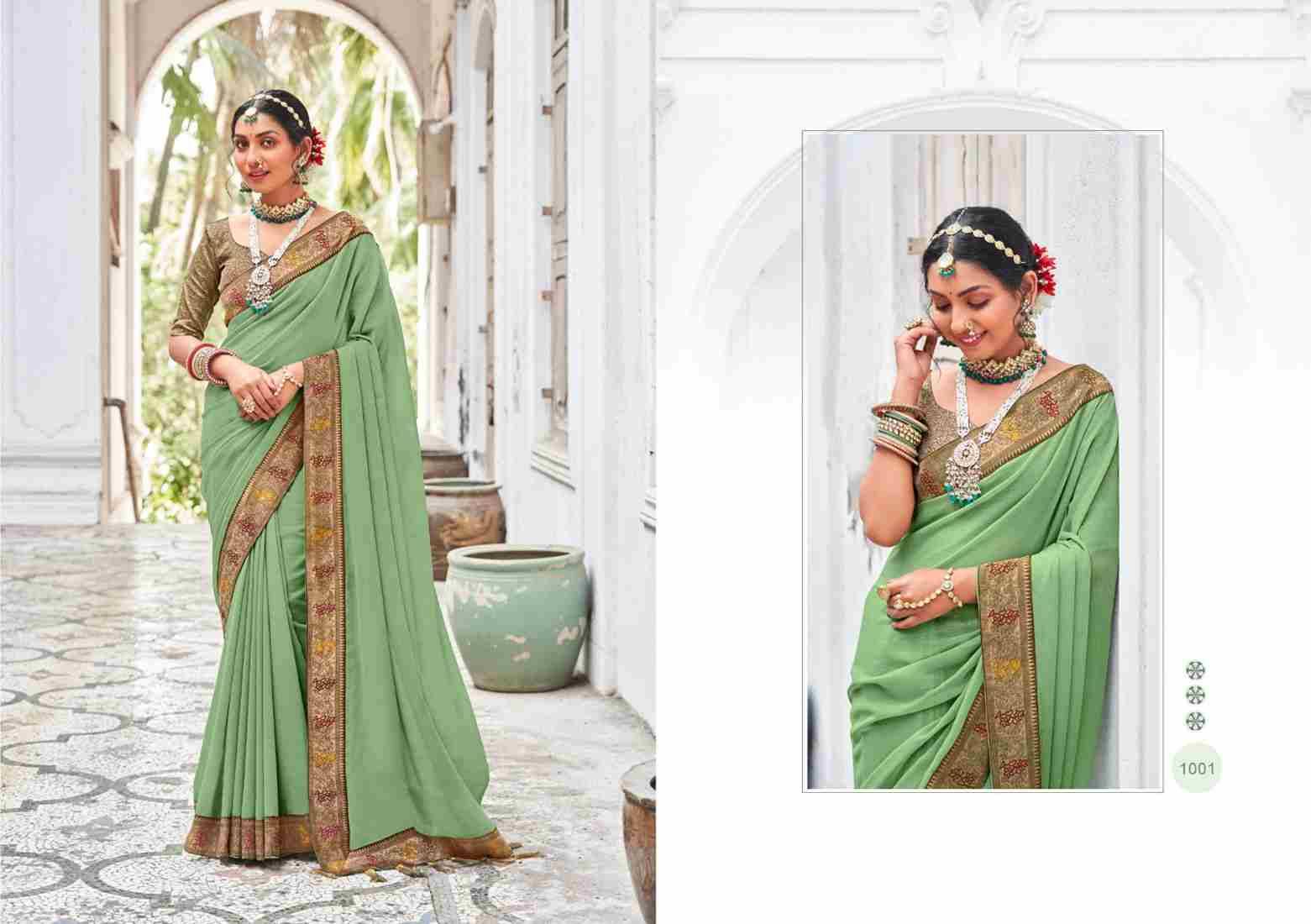 Thriya By 5D Designer 1001 To 1008 Series Indian Traditional Wear Collection Beautiful Stylish Fancy Colorful Party Wear & Occasional Wear Vichitra Silk Sarees At Wholesale Price