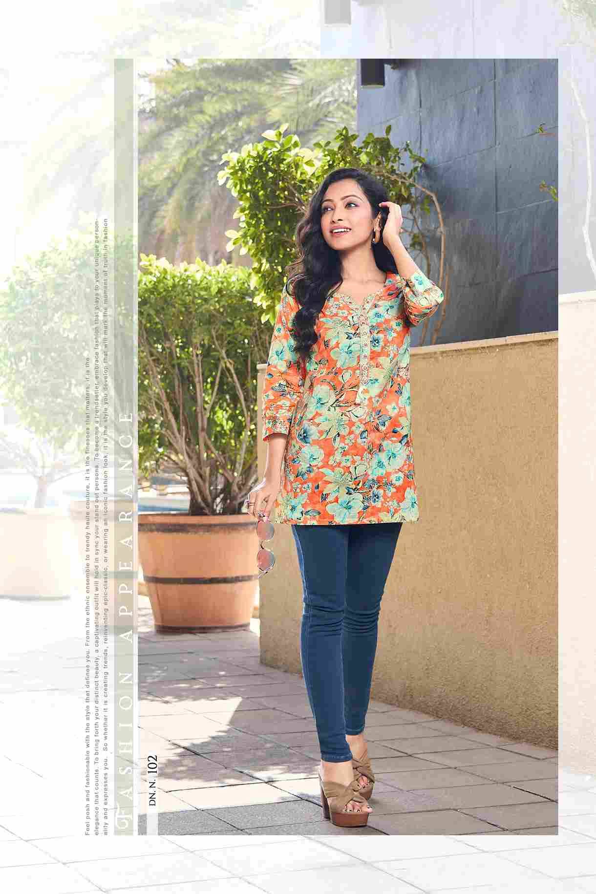 Cotton Candy By Tips And Tops 101 To 106 Series Designer Stylish Fancy Colorful Beautiful Party Wear & Ethnic Wear Collection Pure Cotton Tops At Wholesale Price