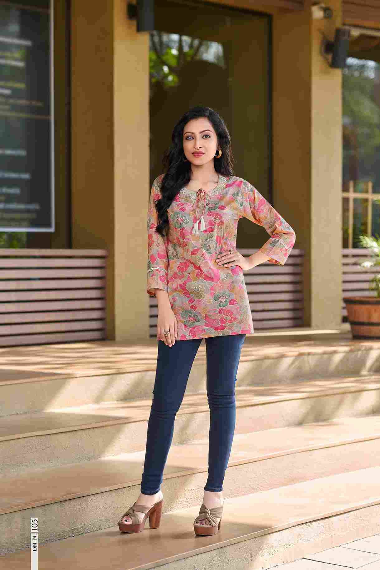 Cotton Candy By Tips And Tops 101 To 106 Series Designer Stylish Fancy Colorful Beautiful Party Wear & Ethnic Wear Collection Pure Cotton Tops At Wholesale Price