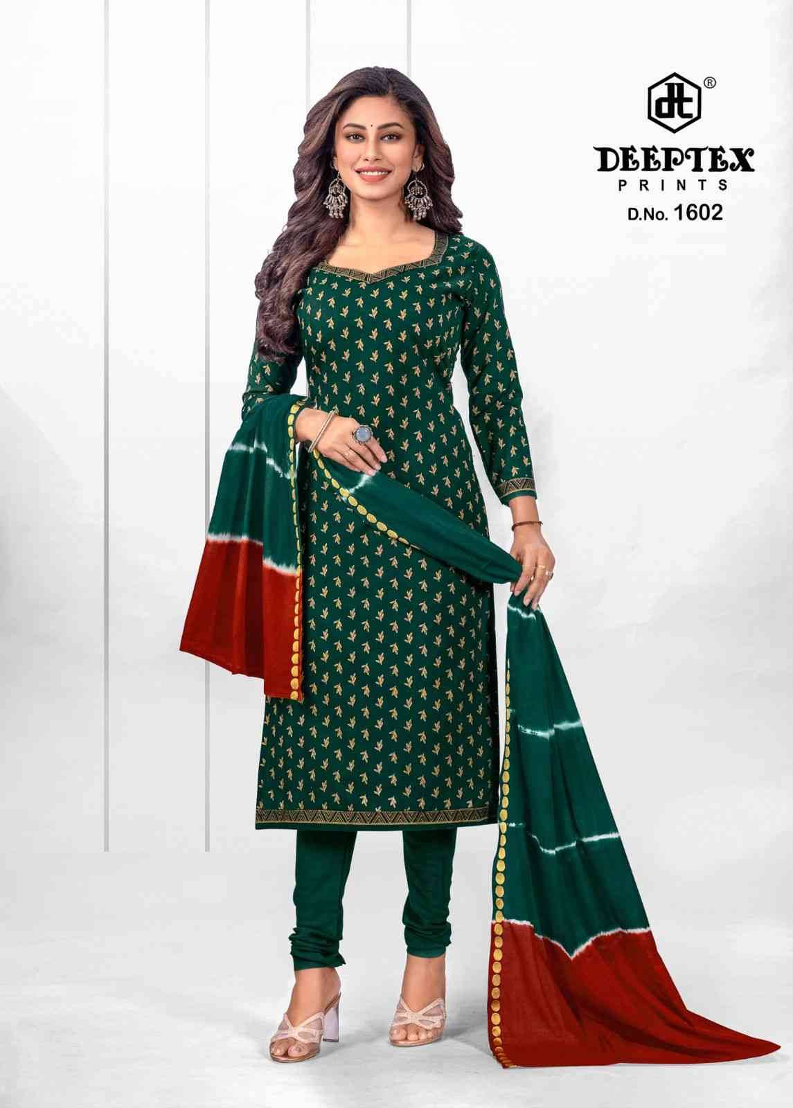 Tradition Vol-16 By Deeptex Prints 1601 To 1610 Series Beautiful Festive Suits Colorful Stylish Fancy Casual Wear & Ethnic Wear Pure Cotton Print Dresses At Wholesale Price