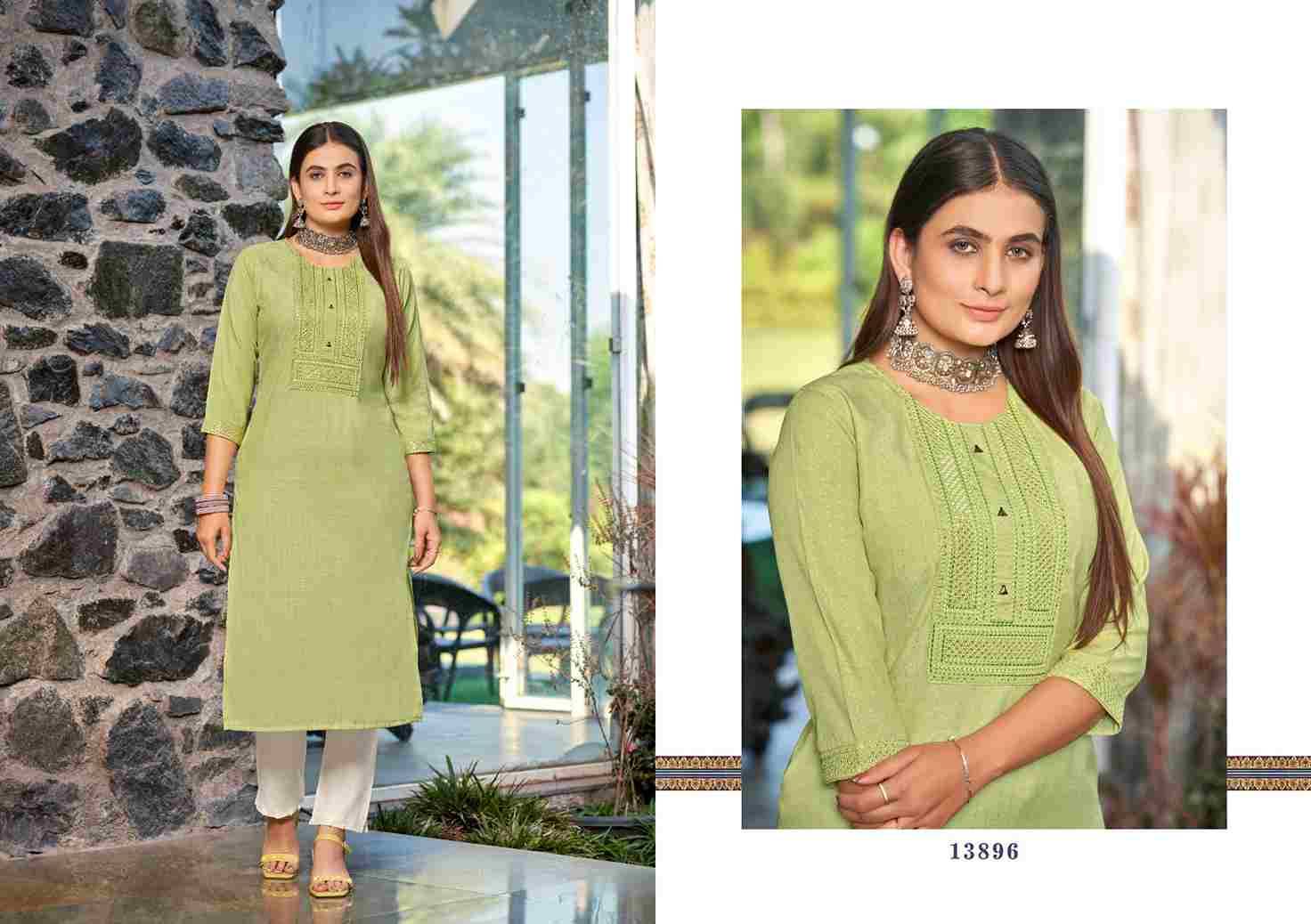 Mannat By Kalaroop 13895 To 13898 Series Designer Stylish Fancy Colorful Beautiful Party Wear & Ethnic Wear Collection Heavy Rayon Kurtis At Wholesale Price