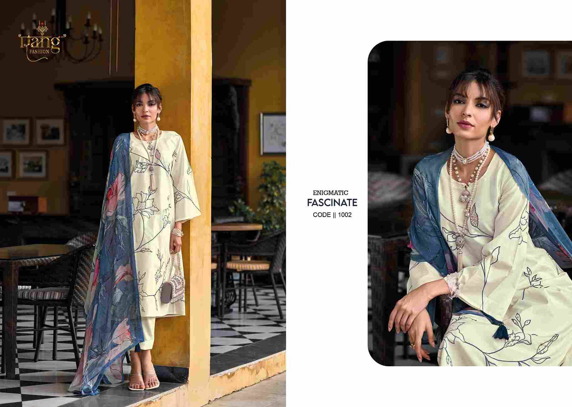 Senisa By Rang Fashion 1001 To 1004 Series Designer Festive Suits Beautiful Fancy Stylish Colorful Party Wear & Occasional Wear Lawn Cotton Print Dresses At Wholesale Price