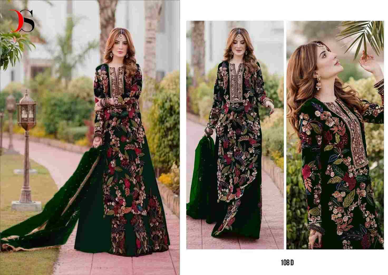 Deepsy Hit Design 108 Colours By Deepsy Suits 108-A To 108-D Series Designer Pakistani Suits Beautiful Fancy Stylish Colorful Party Wear & Occasional Wear Rayon With Embroidery Dresses At Wholesale Price