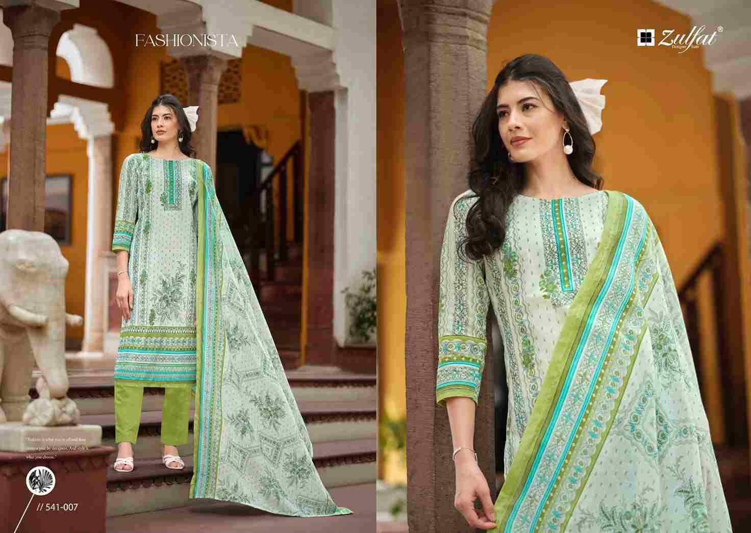 Maryam Vol-3 By Zulfat 541-001 To 541-008 Series Beautiful Festive Suits Stylish Fancy Colorful Casual Wear & Ethnic Wear Pure Cotton Print Dresses At Wholesale Price