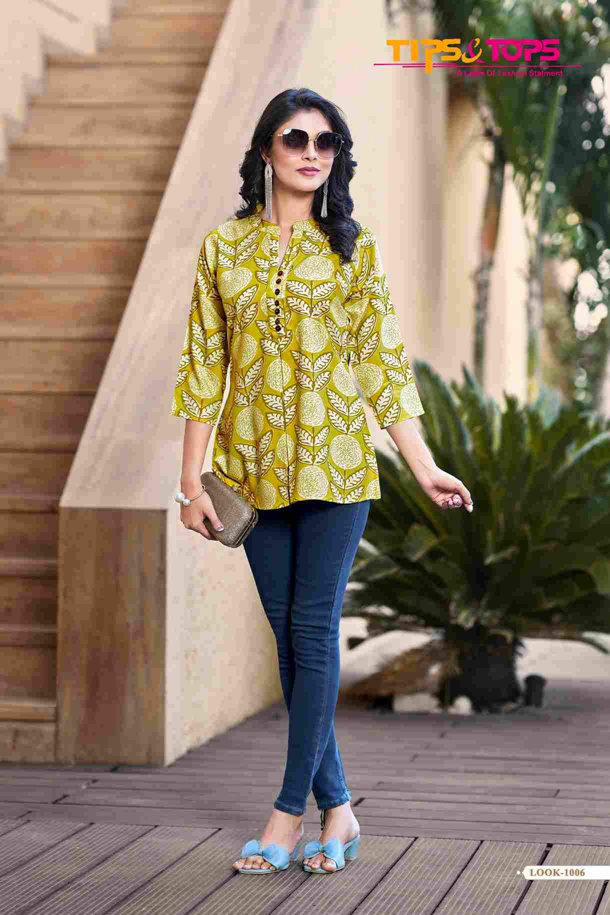 Baby Vol-2 By Tips And Tops 1001 To 1008 Series Designer Stylish Fancy Colorful Beautiful Party Wear & Ethnic Wear Collection Heavy Rayon Tops At Wholesale Price
