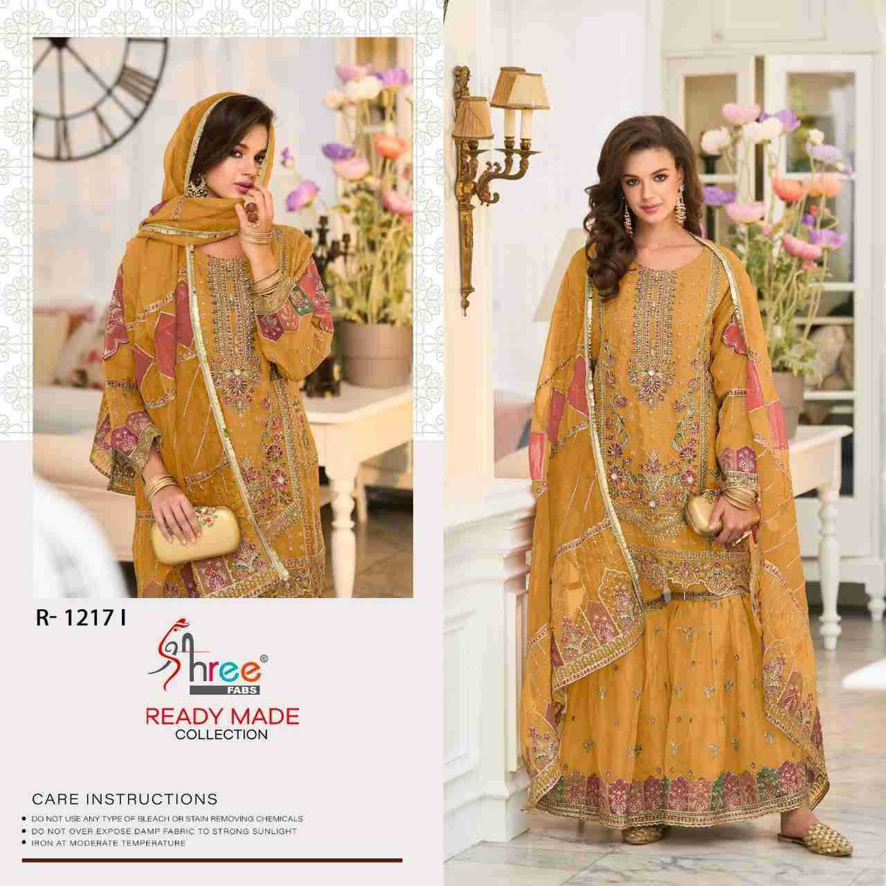 Shree Fabs Hit Design R-1217 Colours Vol-3 By Shree Fabs R-1217-I To R-1217-L Series Pakistani Suits Beautiful Fancy Colorful Stylish Party Wear & Occasional Wear Organza Embroidery Dresses At Wholesale Price