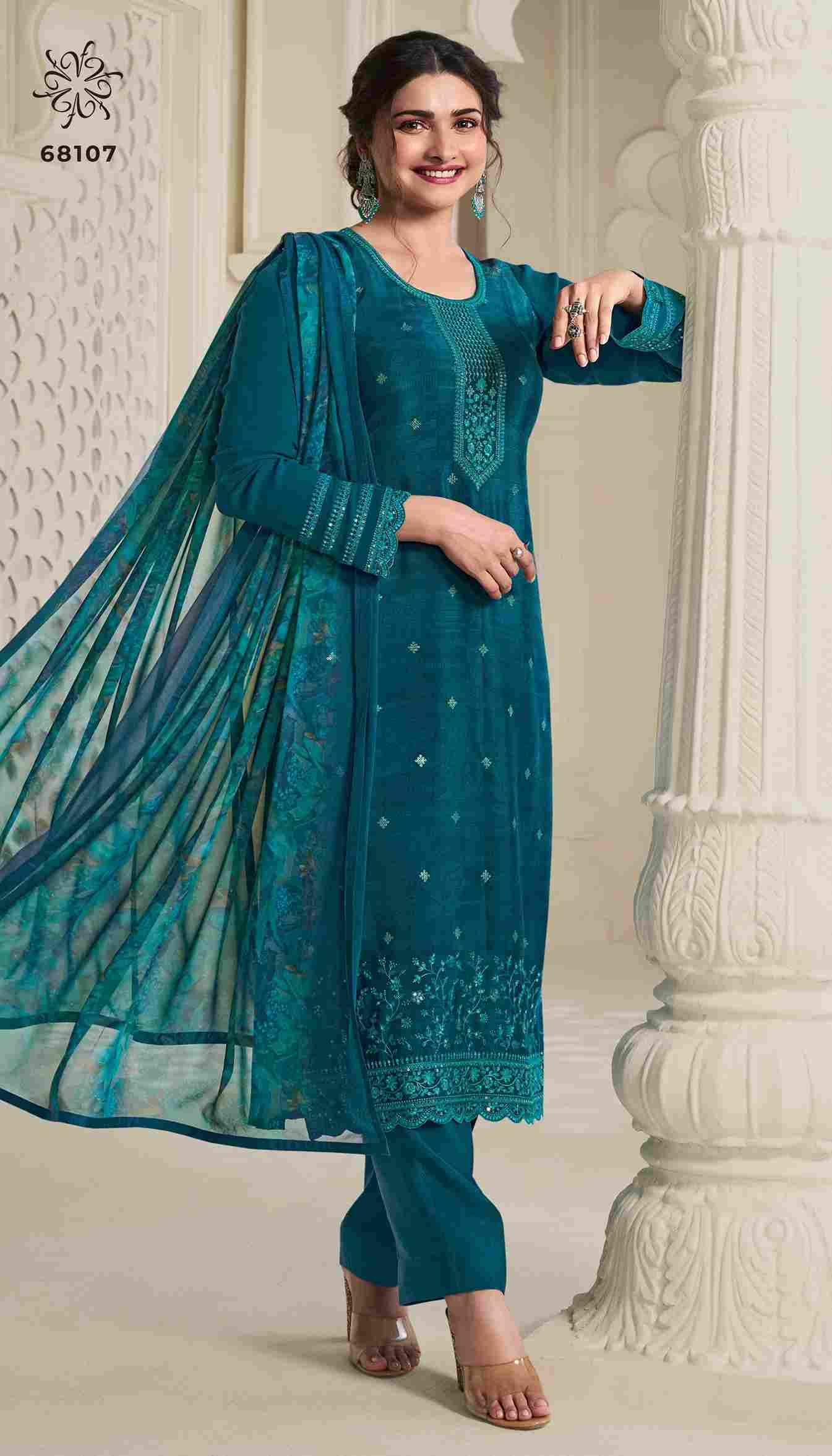 Royal Crepe Vol-45 By Vinay Fashion 68101 To 68108 Series Designer Festive Sharara Suits Collection Beautiful Stylish Fancy Colorful Party Wear & Occasional Wear Royal Crepe Dresses At Wholesale Price