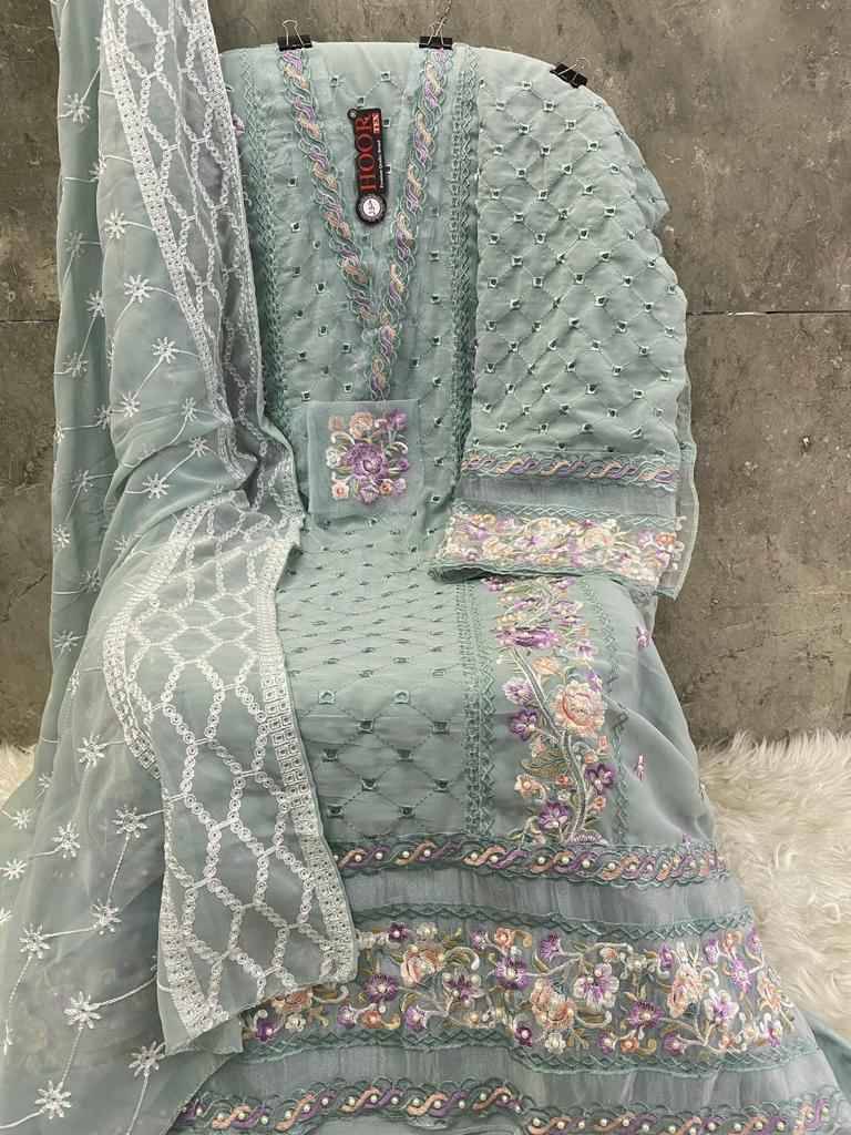 Hoor Tex Hit Design H-181 By Hoor Tex Designer Festive Pakistani Suits Collection Beautiful Stylish Fancy Colorful Party Wear & Occasional Wear Heavy Georgette Embroidered Dresses At Wholesale Price