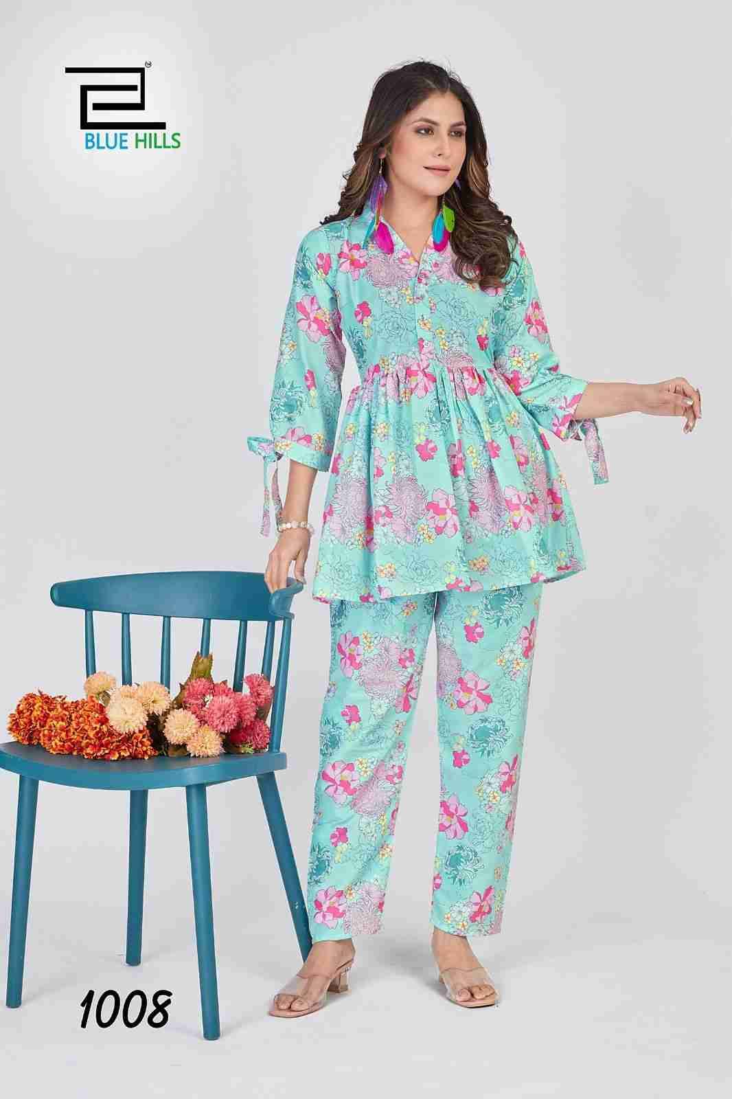 Vacation Special By Blue Hills 1001 To 1008 Series Designer Stylish Fancy Colorful Beautiful Party Wear & Ethnic Wear Collection Soft Linen Co-Ord Sets At Wholesale Price