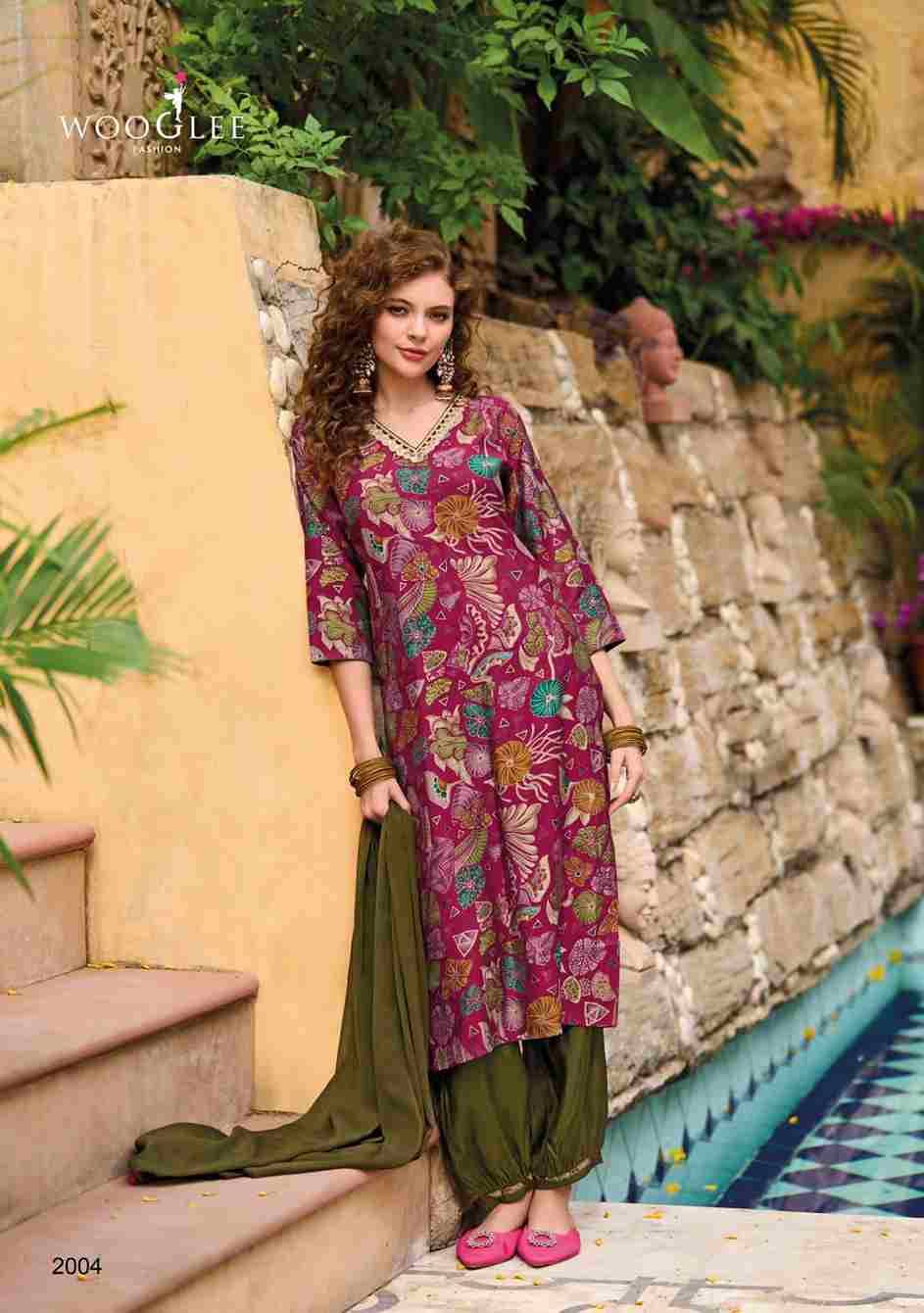 Khwaab By Wooglee 2001 To 2004 Series Beautiful Stylish Fancy Colorful Casual Wear & Ethnic Wear Collection Modal Print Dresses At Wholesale Price